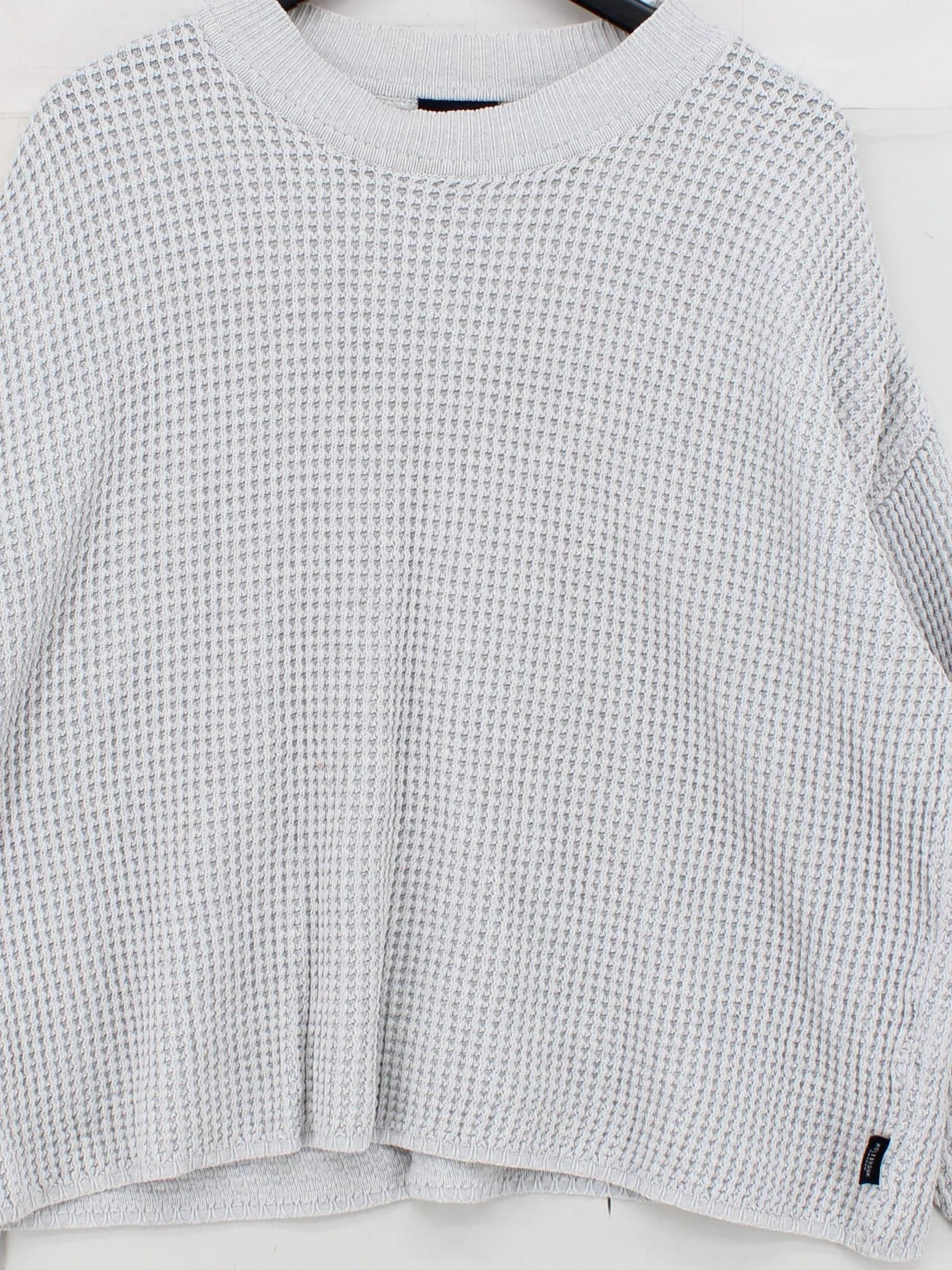 Holebrook Sweden Women's Jumper XL Grey 100% Cotton Crew Neck Pullover - Image 3