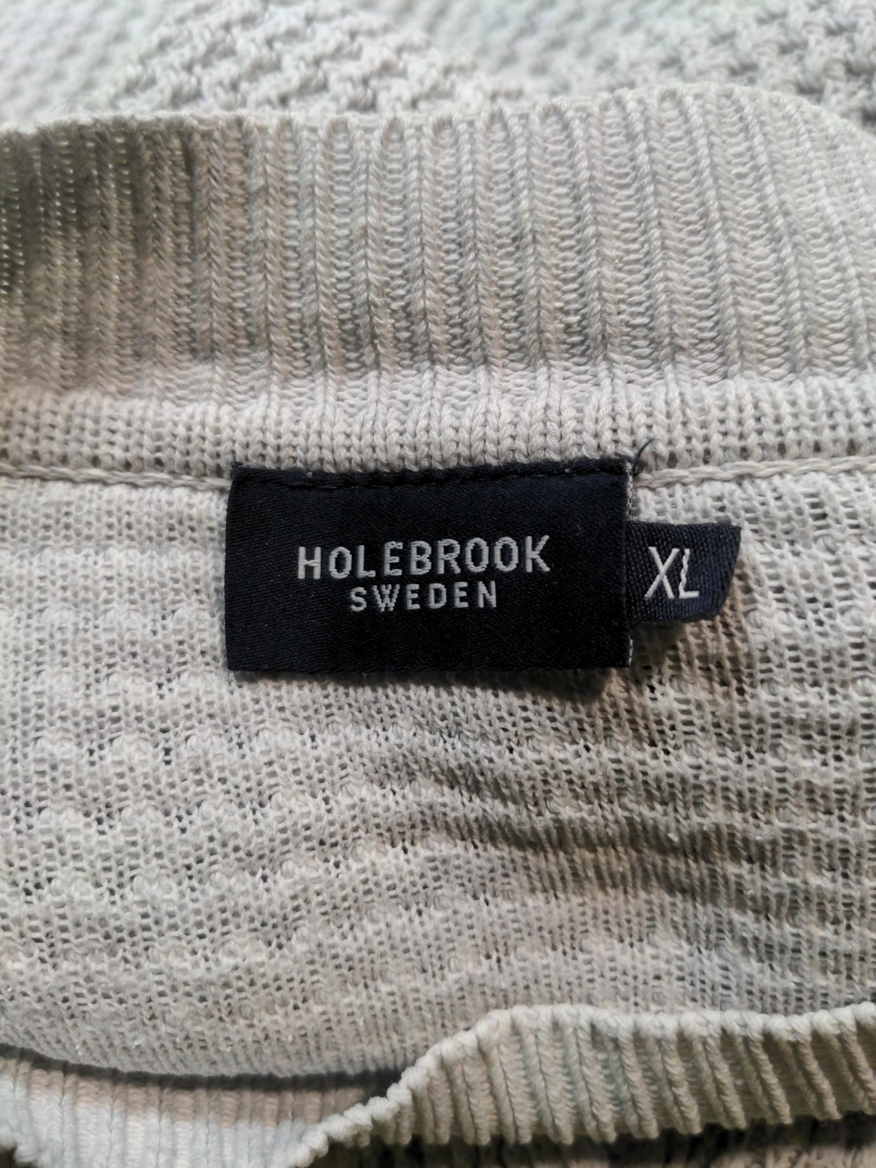 Holebrook Sweden Women's Jumper XL Grey 100% Cotton Crew Neck Pullover - Image 6