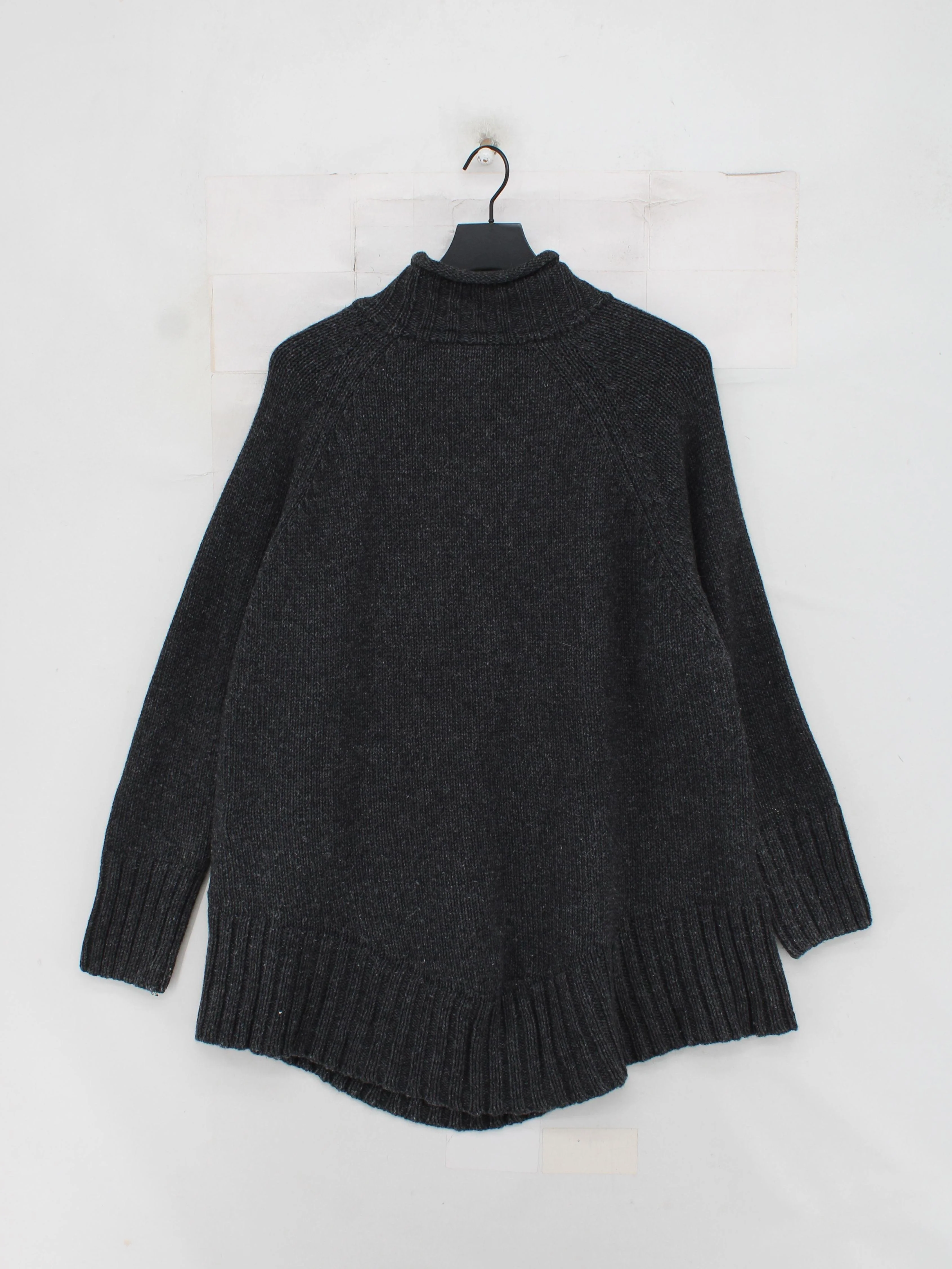 Holebrook Sweden Women's Jumper XL Grey Wool with Polyamide Roll Neck Pullover - Image 2