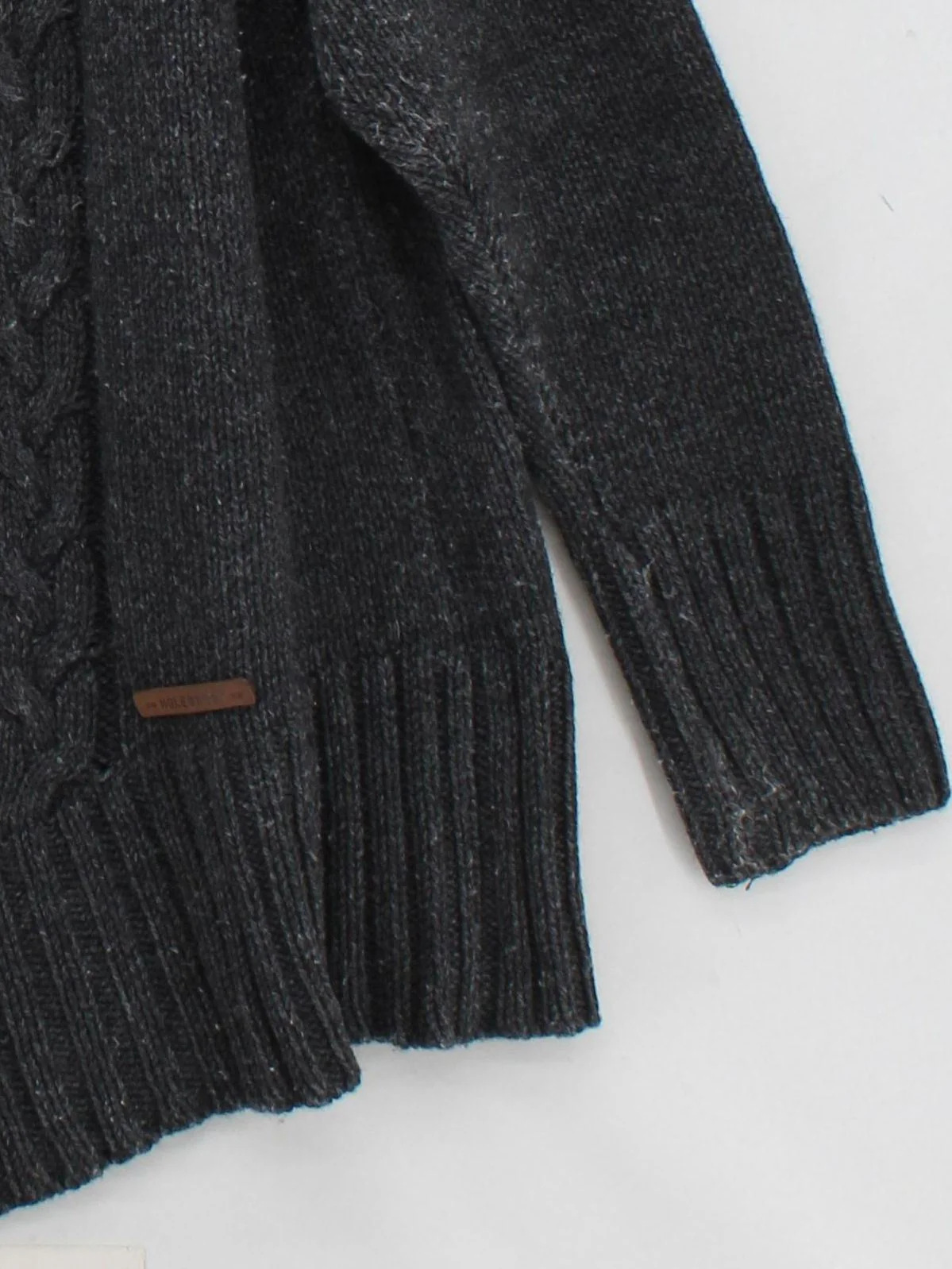 Holebrook Sweden Women's Jumper XL Grey Wool with Polyamide Roll Neck Pullover - Image 4