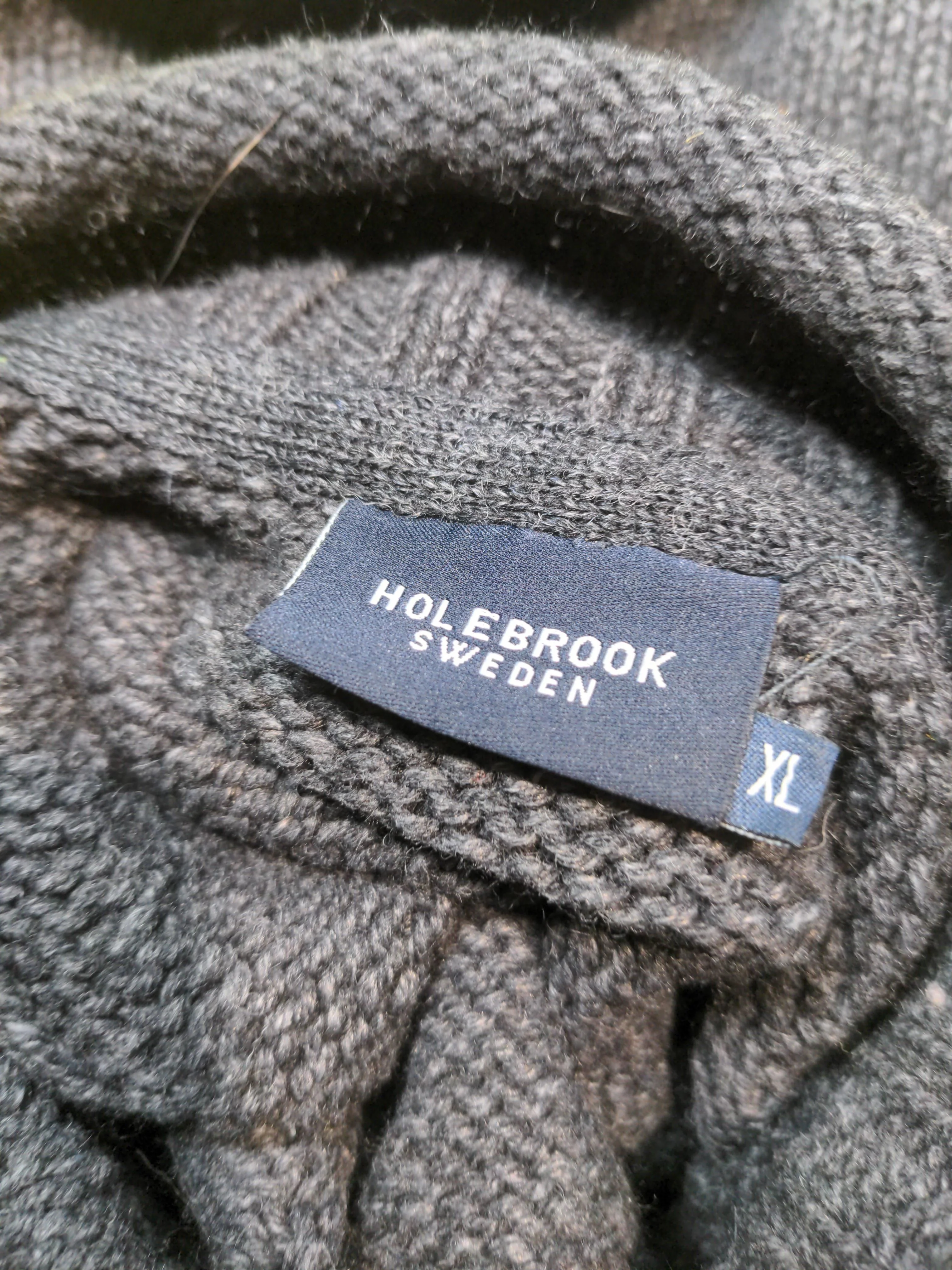 Holebrook Sweden Women's Jumper XL Grey Wool with Polyamide Roll Neck Pullover - Image 6
