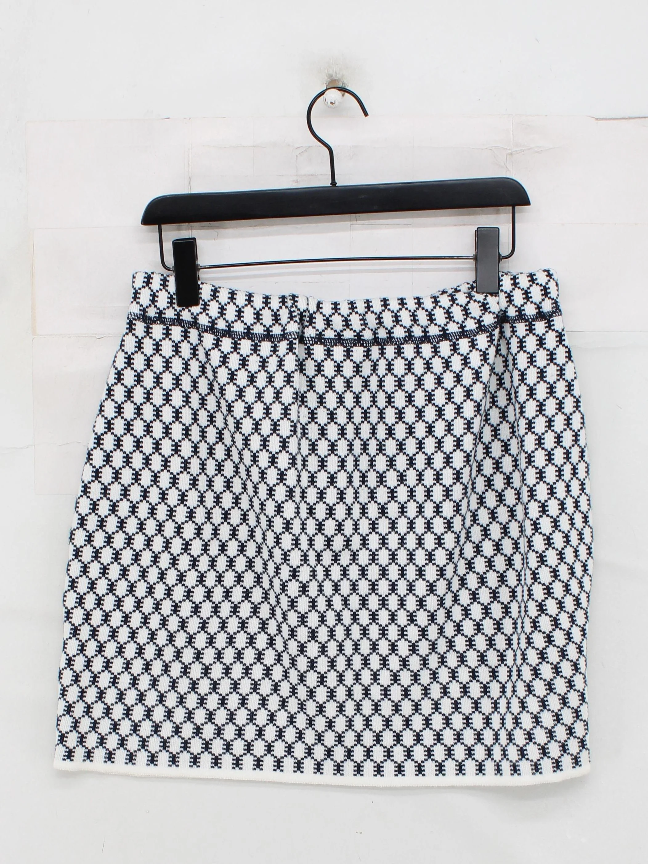 Holebrook Sweden Women's Mini Skirt XL Black Checkered 100% Cotton Short Mini - Image 2