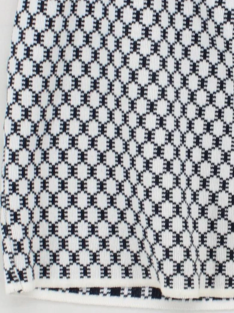 Holebrook Sweden Women's Mini Skirt XL Black Checkered 100% Cotton Short Mini - Image 4