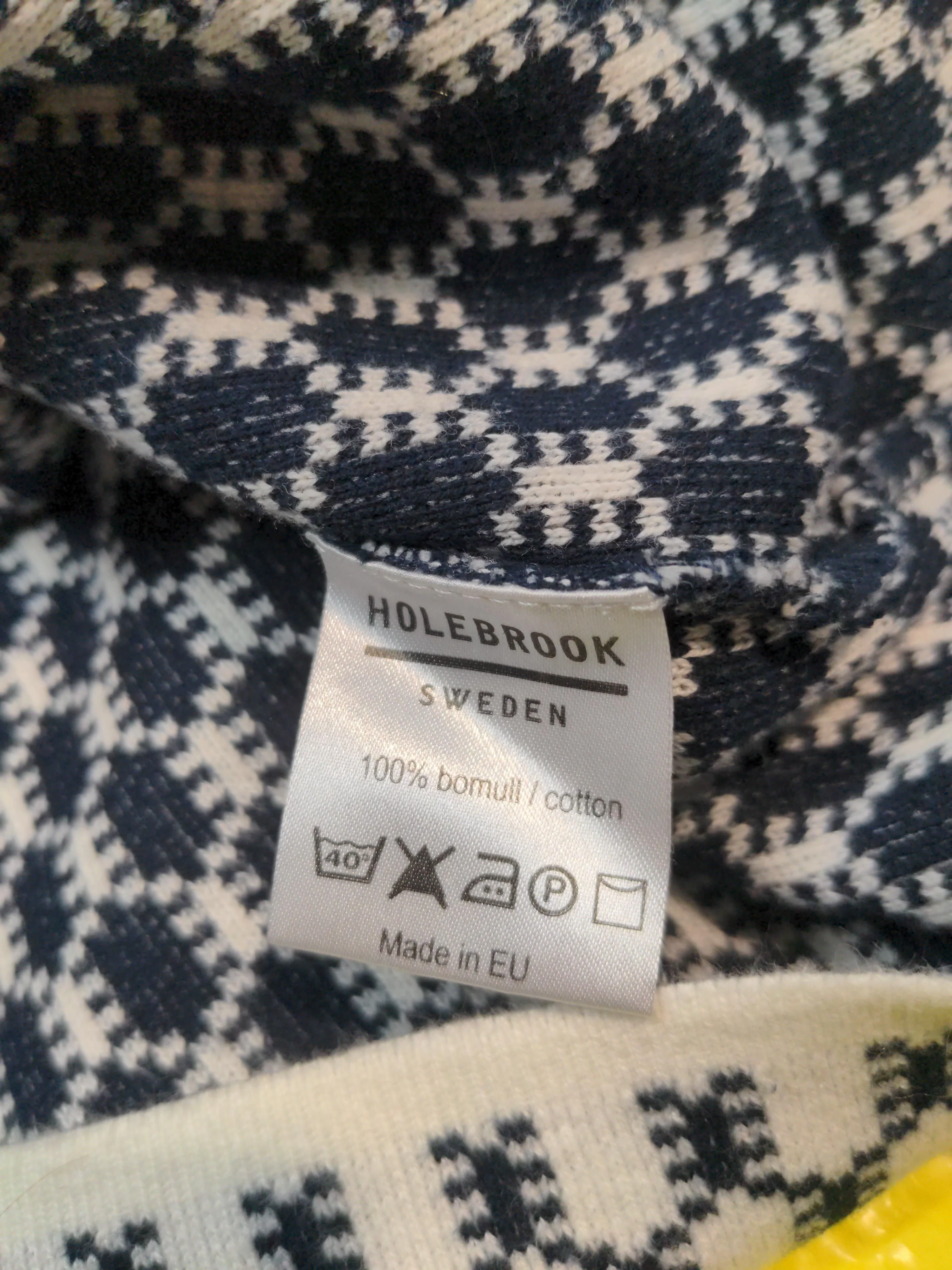 Holebrook Sweden Women's Mini Skirt XL Black Checkered 100% Cotton Short Mini - Image 6