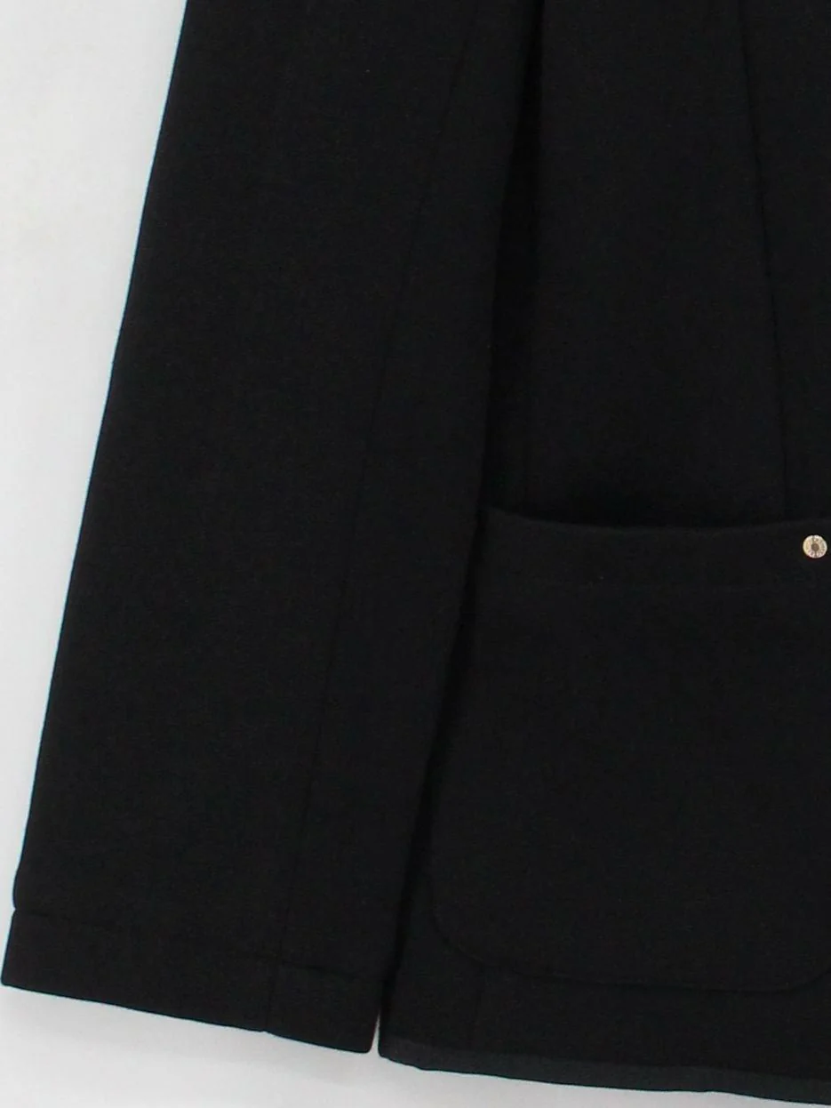Holland Cooper Men's Blazer XL Black Polyester with Cotton Overcoat - Image 4