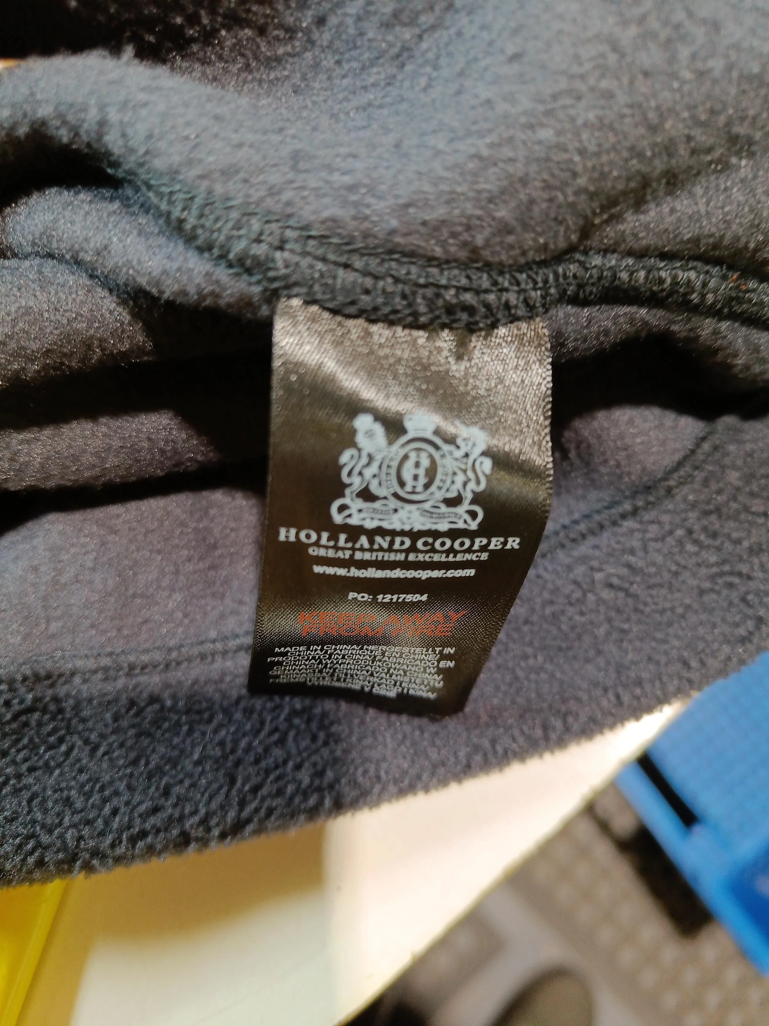 Holland Cooper Men's Jumper XL Grey 100% Polyester High Neck Pullover - Image 7