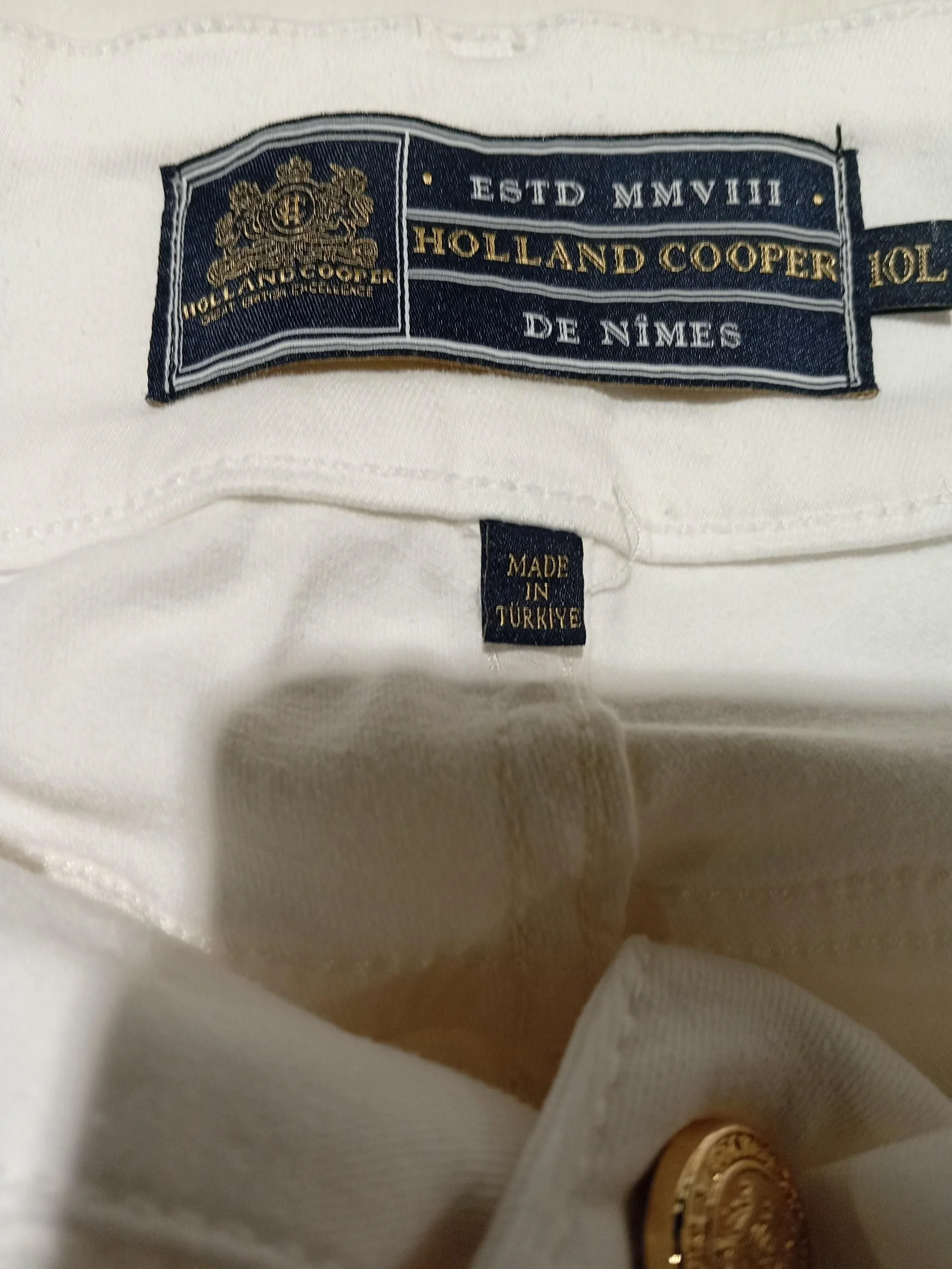 Holland Cooper Women's Jeans W 24 in White 100% Other Flared - Image 7