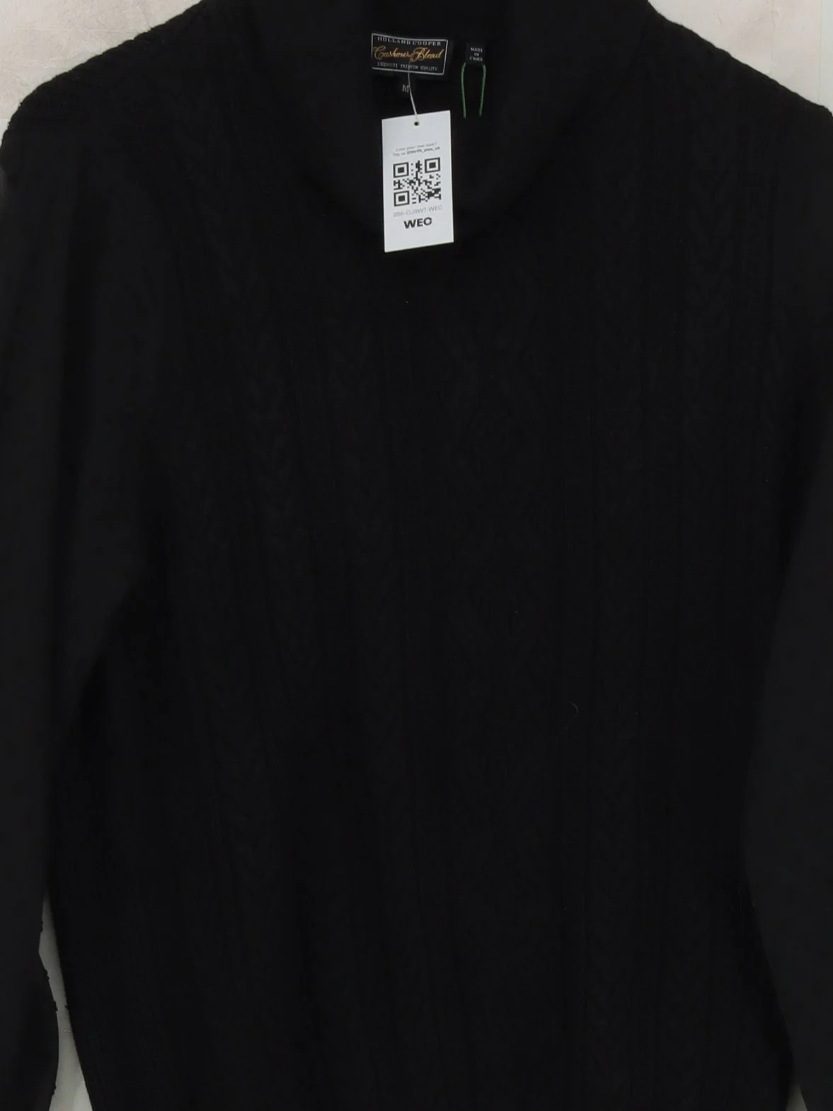 Holland Cooper Women's Jumper M Black Viscose - Image 3