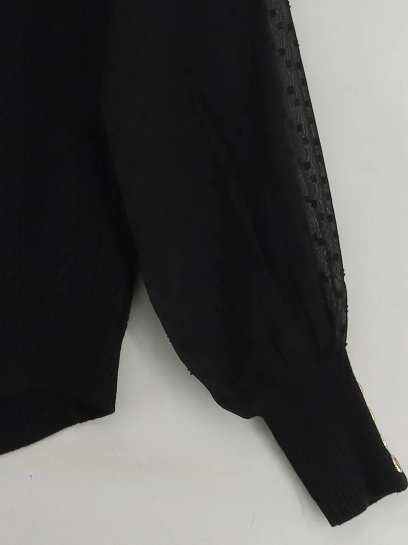 Holland Cooper Women's Jumper M Black Viscose - Image 4