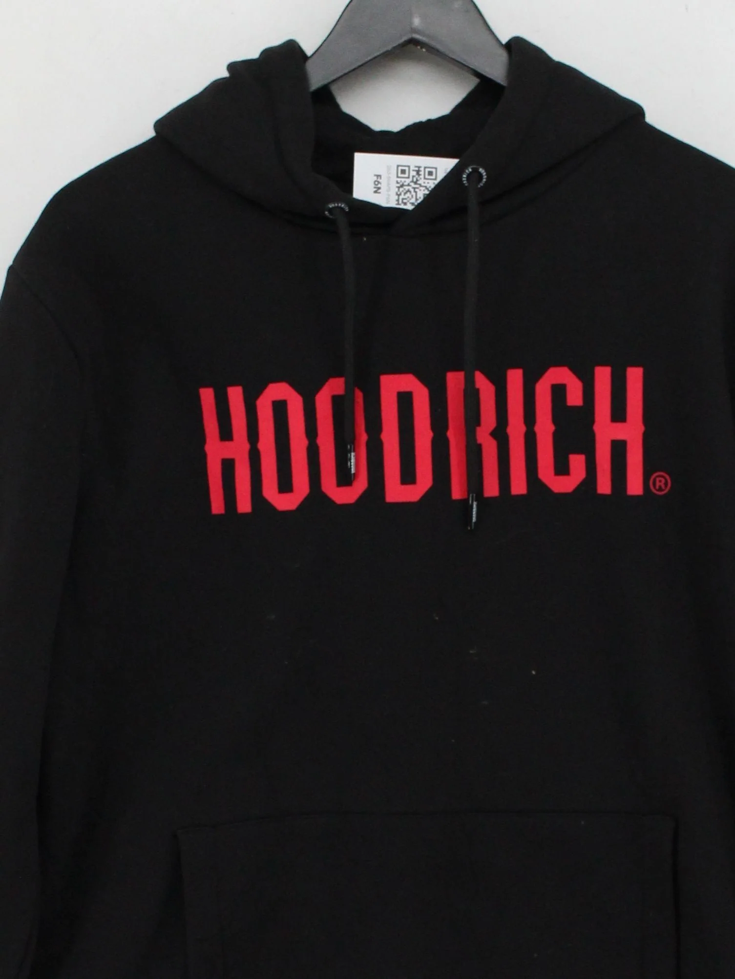 Hoodrich Men's Hoodie M Black Graphic Cotton with Polyester Pullover - Image 3