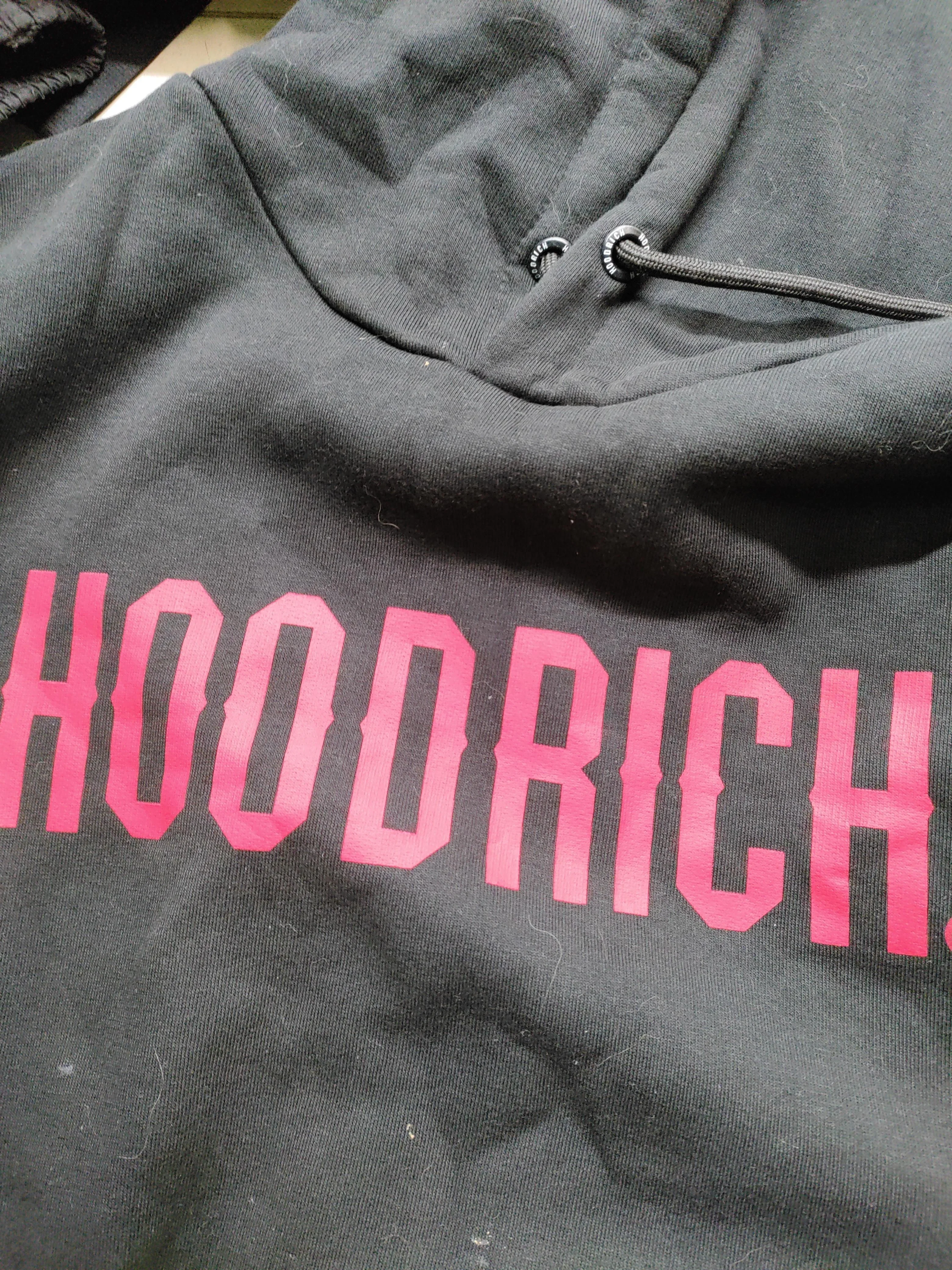 Hoodrich Men's Hoodie M Black Graphic Cotton with Polyester Pullover - Image 5