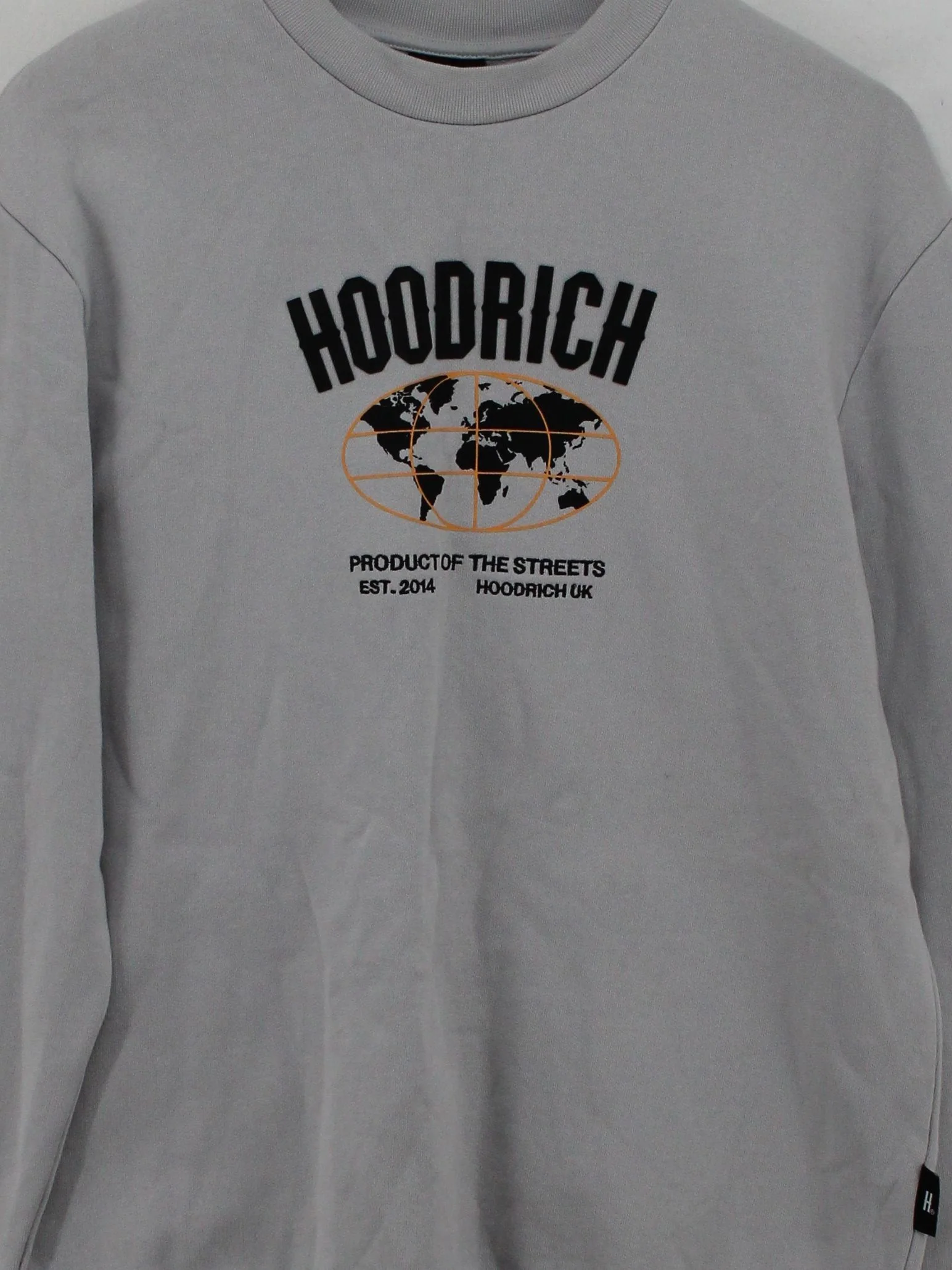Hoodrich Men's Hoodie M Grey Graphic Cotton with Polyester Pullover - Image 3
