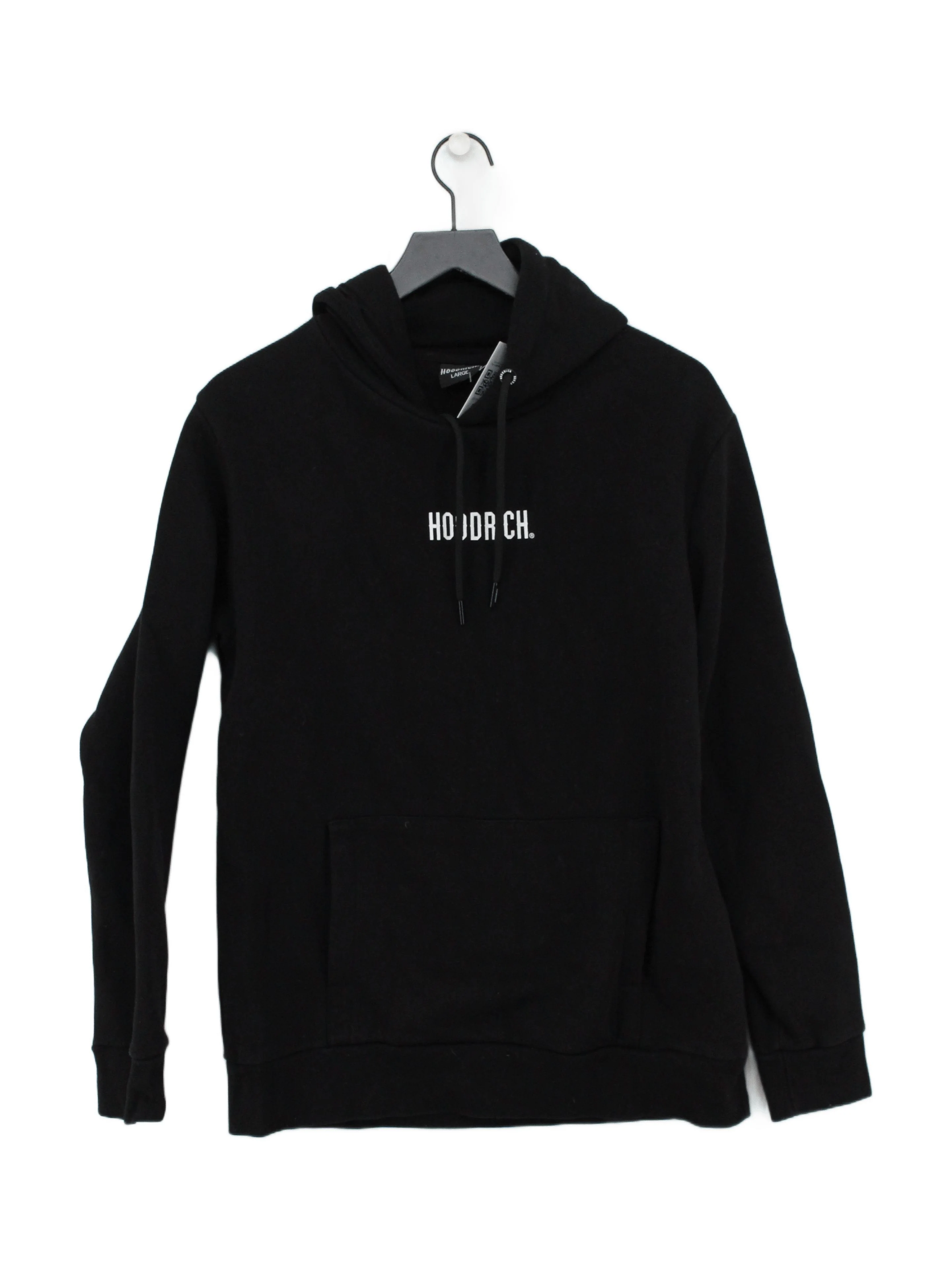 Hoodrich Men's Hoodie S Black Graphic Cotton with Polyester Pullover