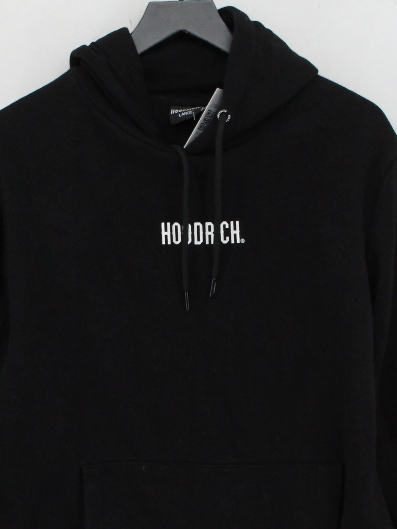 Hoodrich Men's Hoodie S Black Graphic Cotton with Polyester Pullover - Image 3