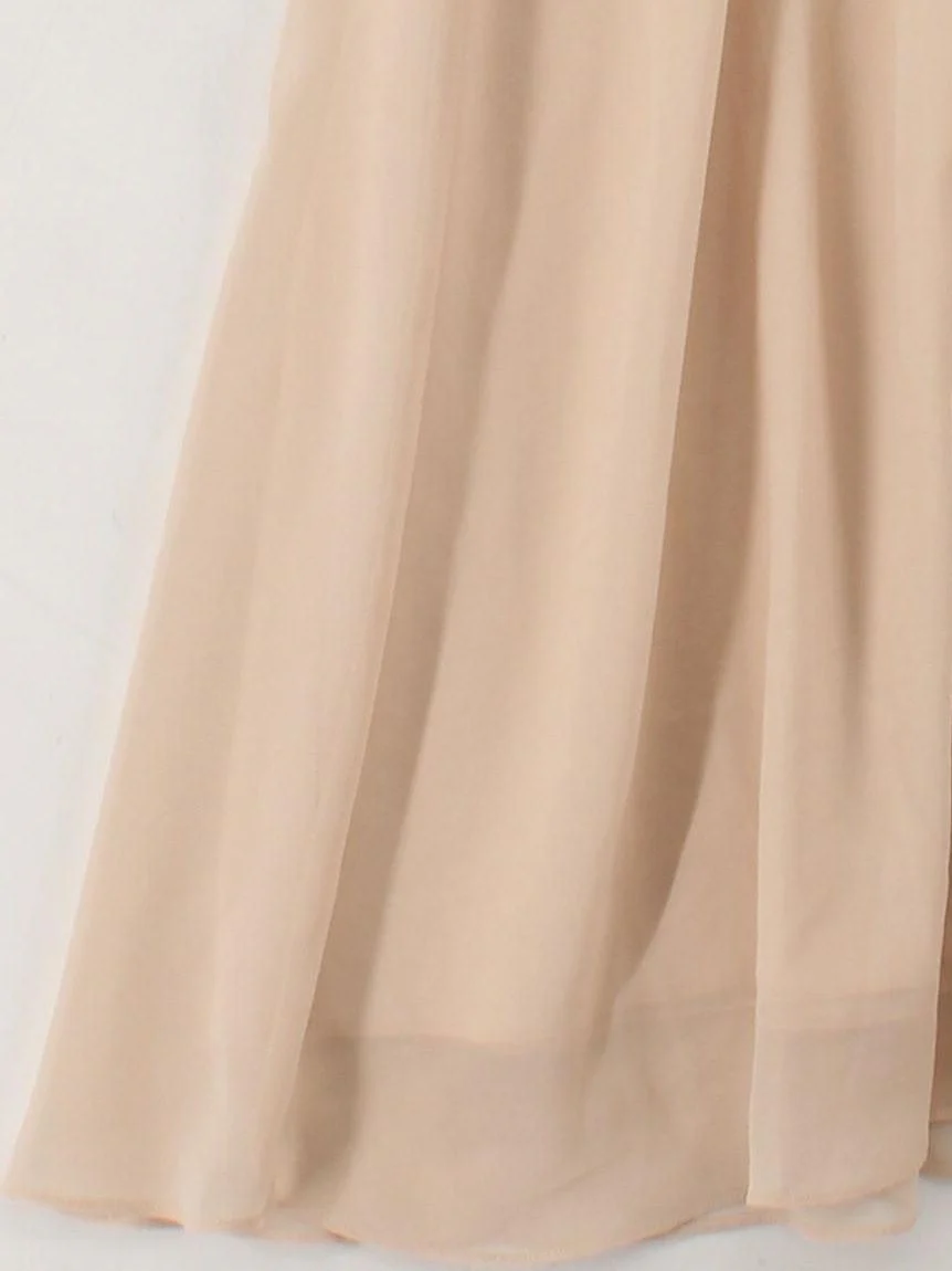 Hope & Ivy A-Line Midi Dress UK10 in Cream - Image 4