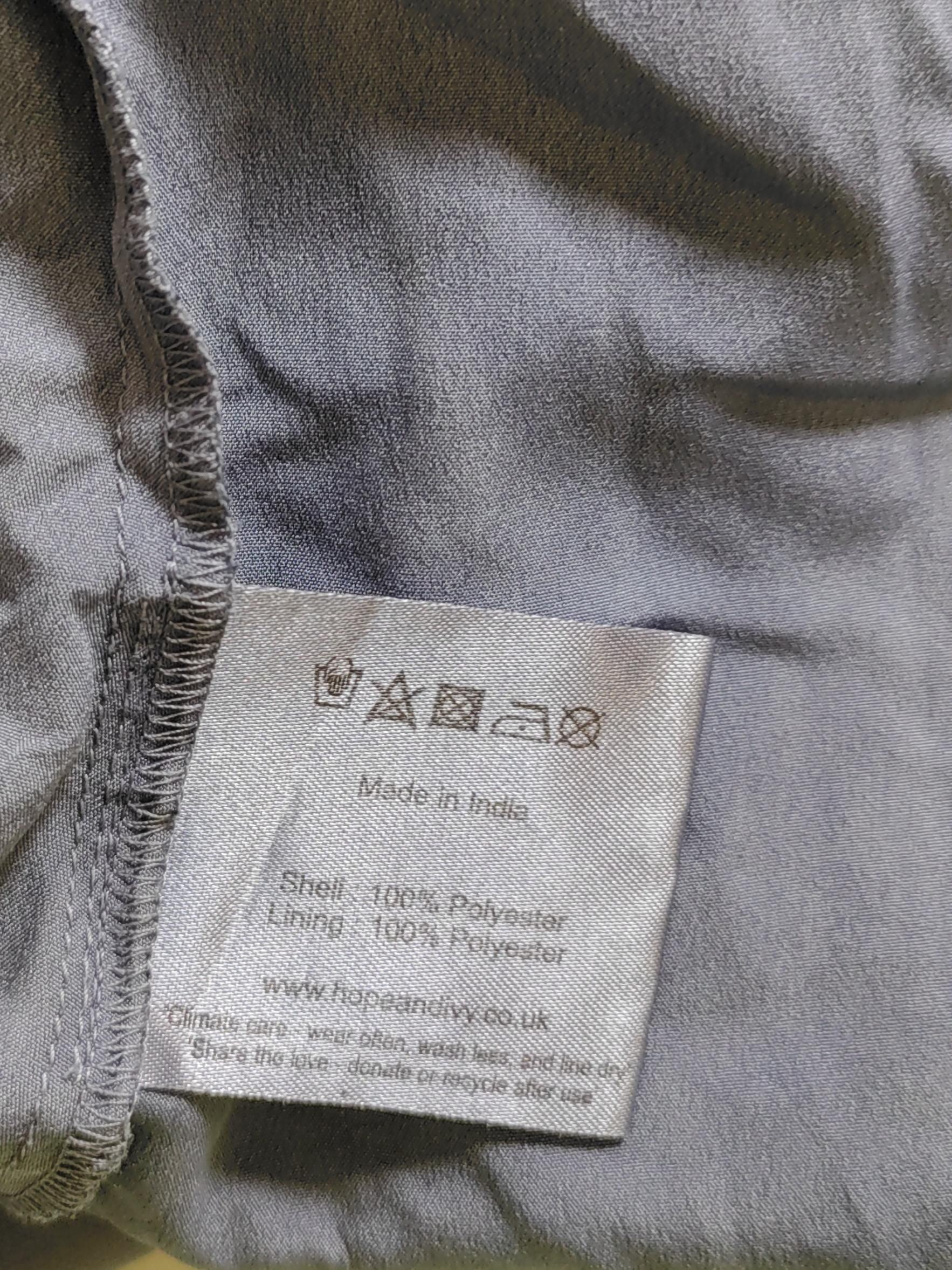 Hope & Ivy Wrap Maxi Dress UK14 in Grey - Image 6