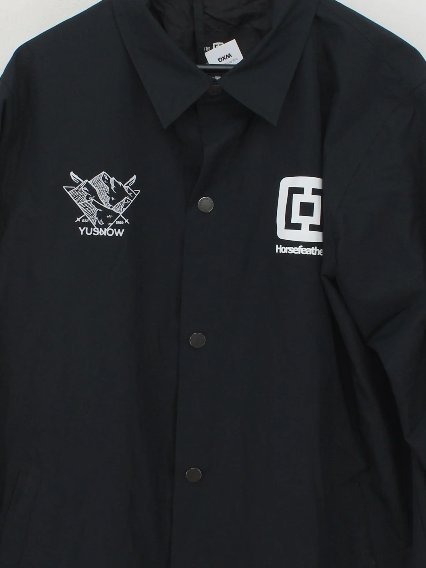 Horsefeathers Windbreaker jacket black - Image 3
