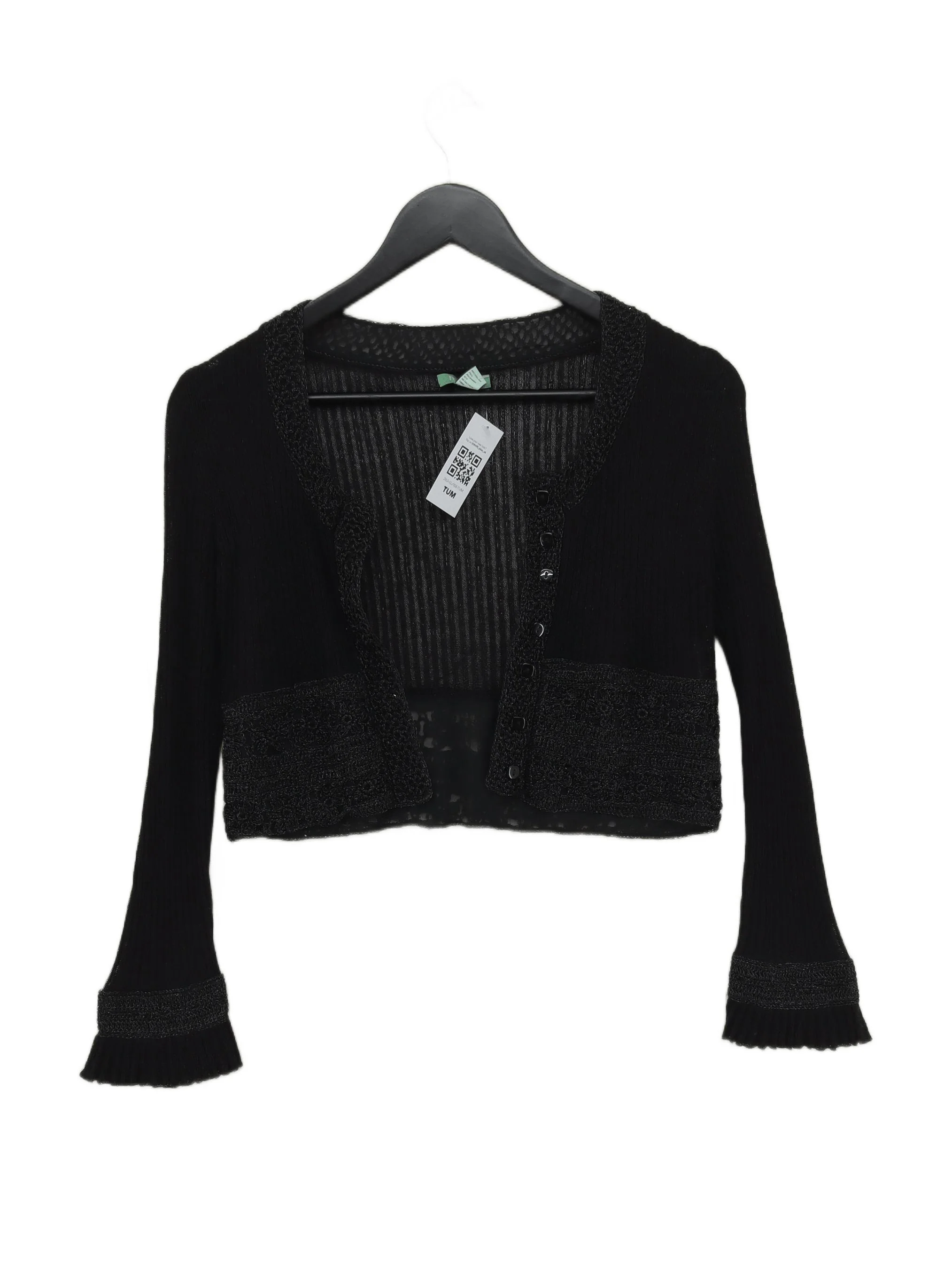 Hoss Intropia Women's Cardigan S Black 100% Other V-Neck Cardigan