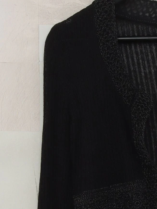 Hoss Intropia Women's Cardigan S Black 100% Other V-Neck Cardigan - Image 4