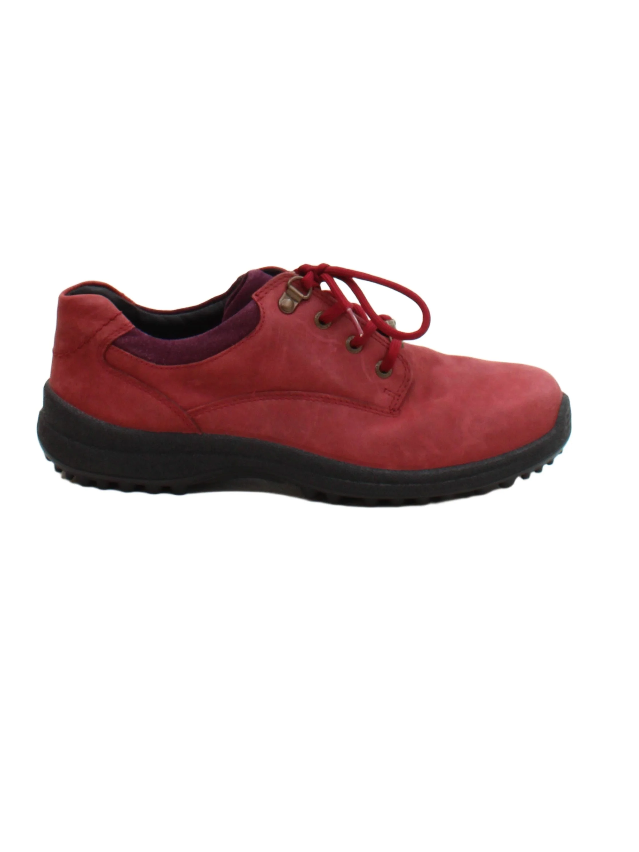 Hotter Men's Shoes UK 6.5 Red 100% Suede Sneaker