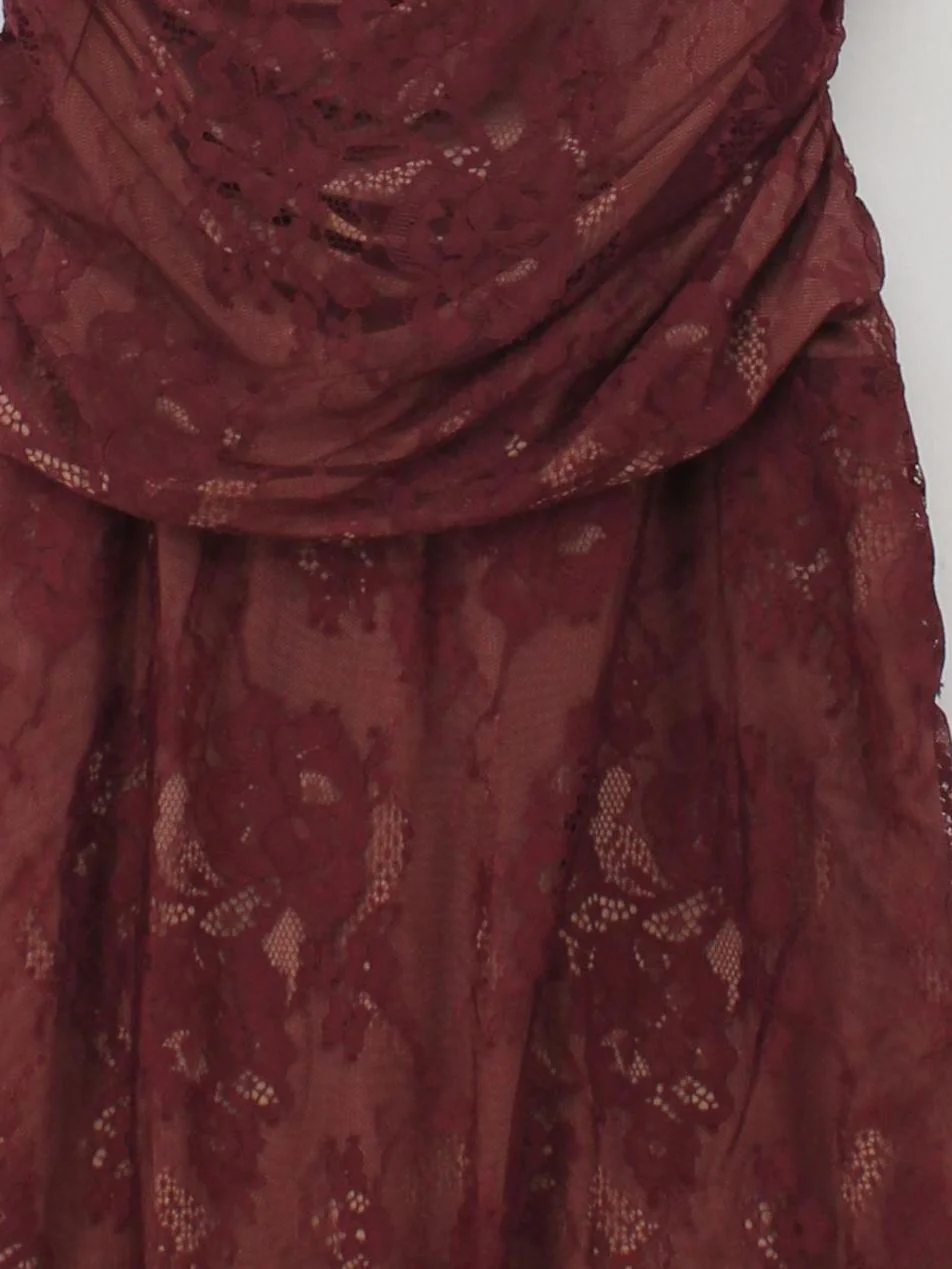 House Of CB London Maxi Dress L in Red - Image 3