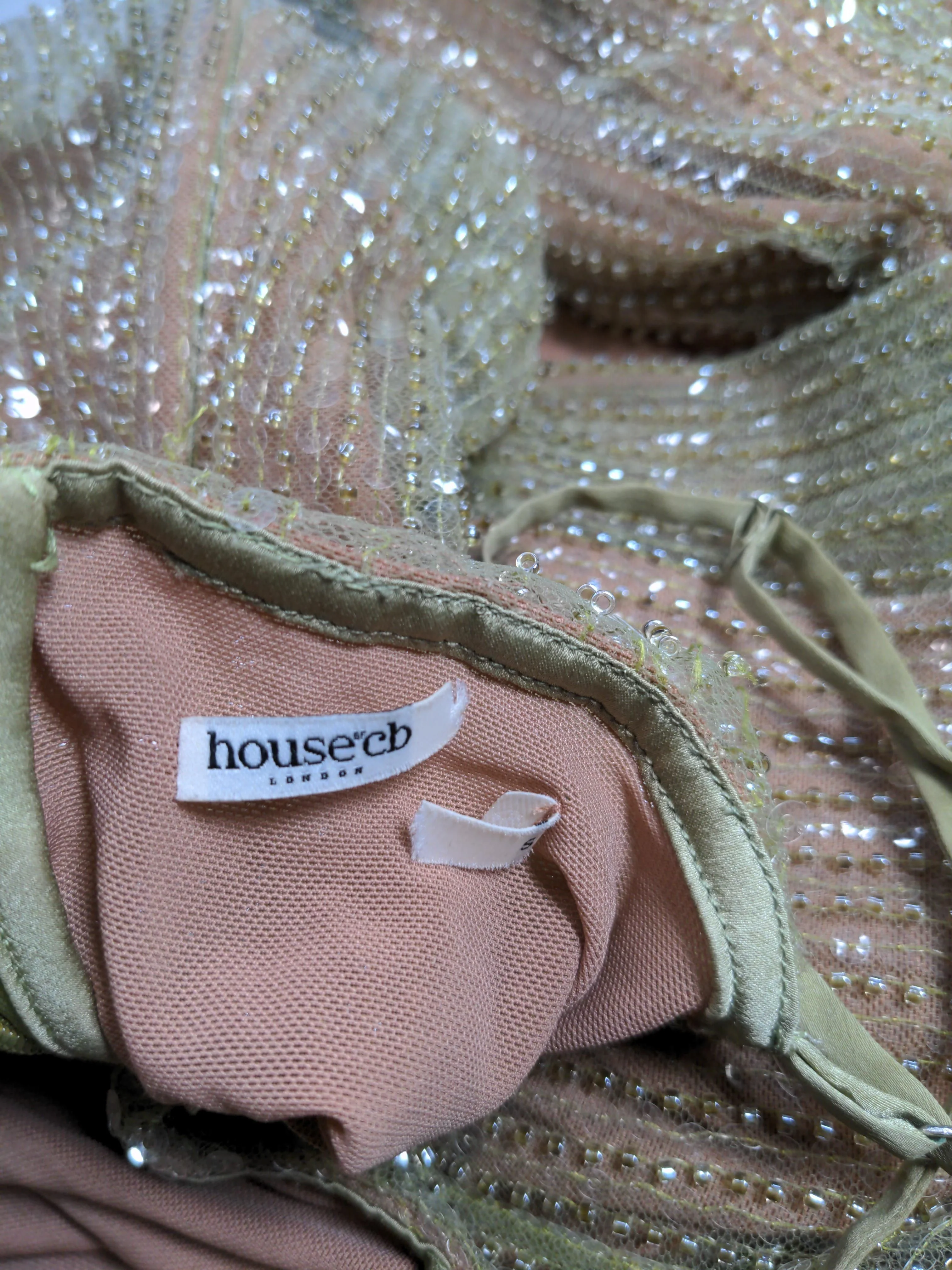 House Of CB London Maxi Dress S in Gold - Image 5