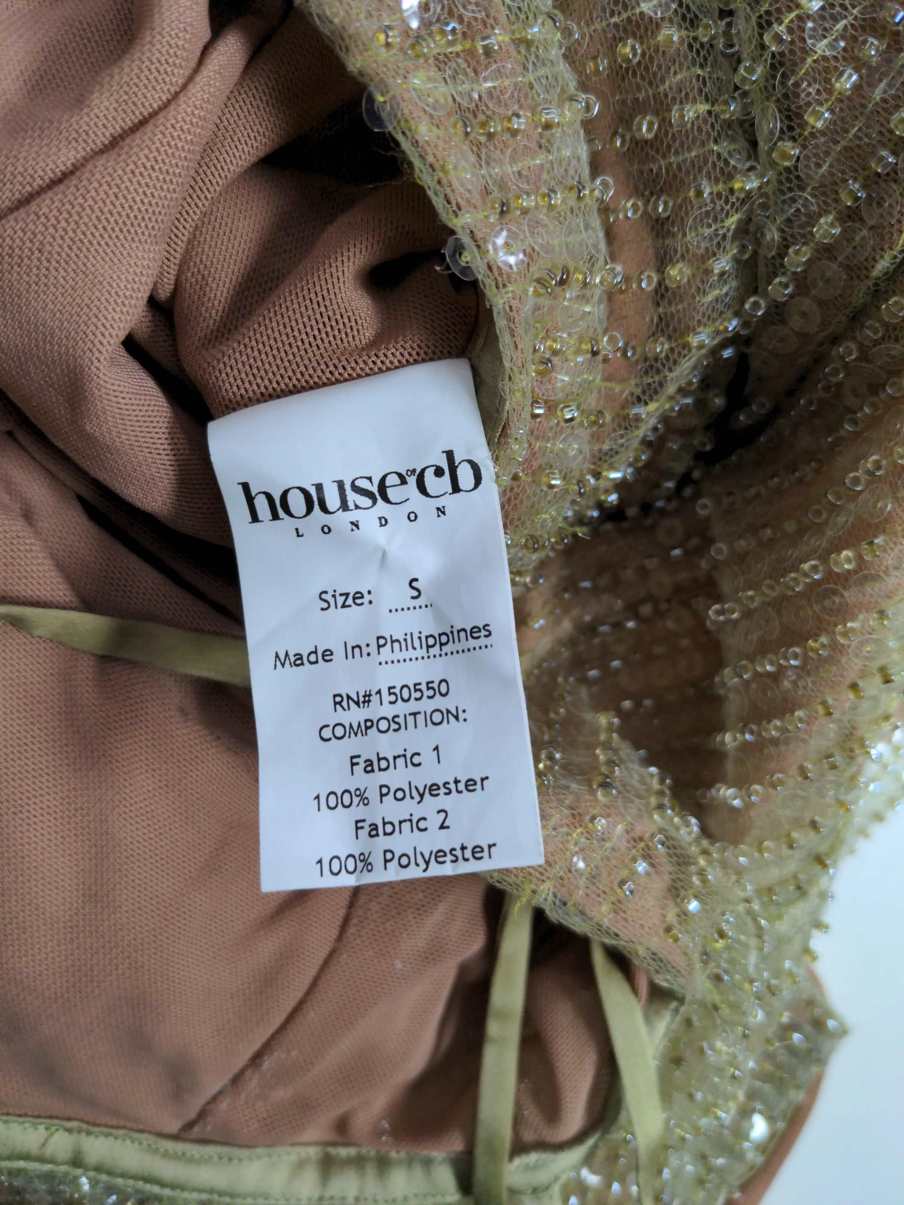 House Of CB London Maxi Dress S in Gold - Image 6