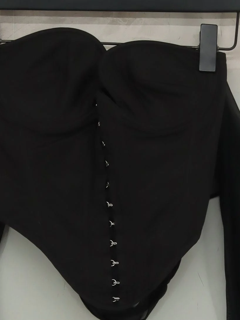 House Of CB London Women's Top S Black Cotton - Image 3