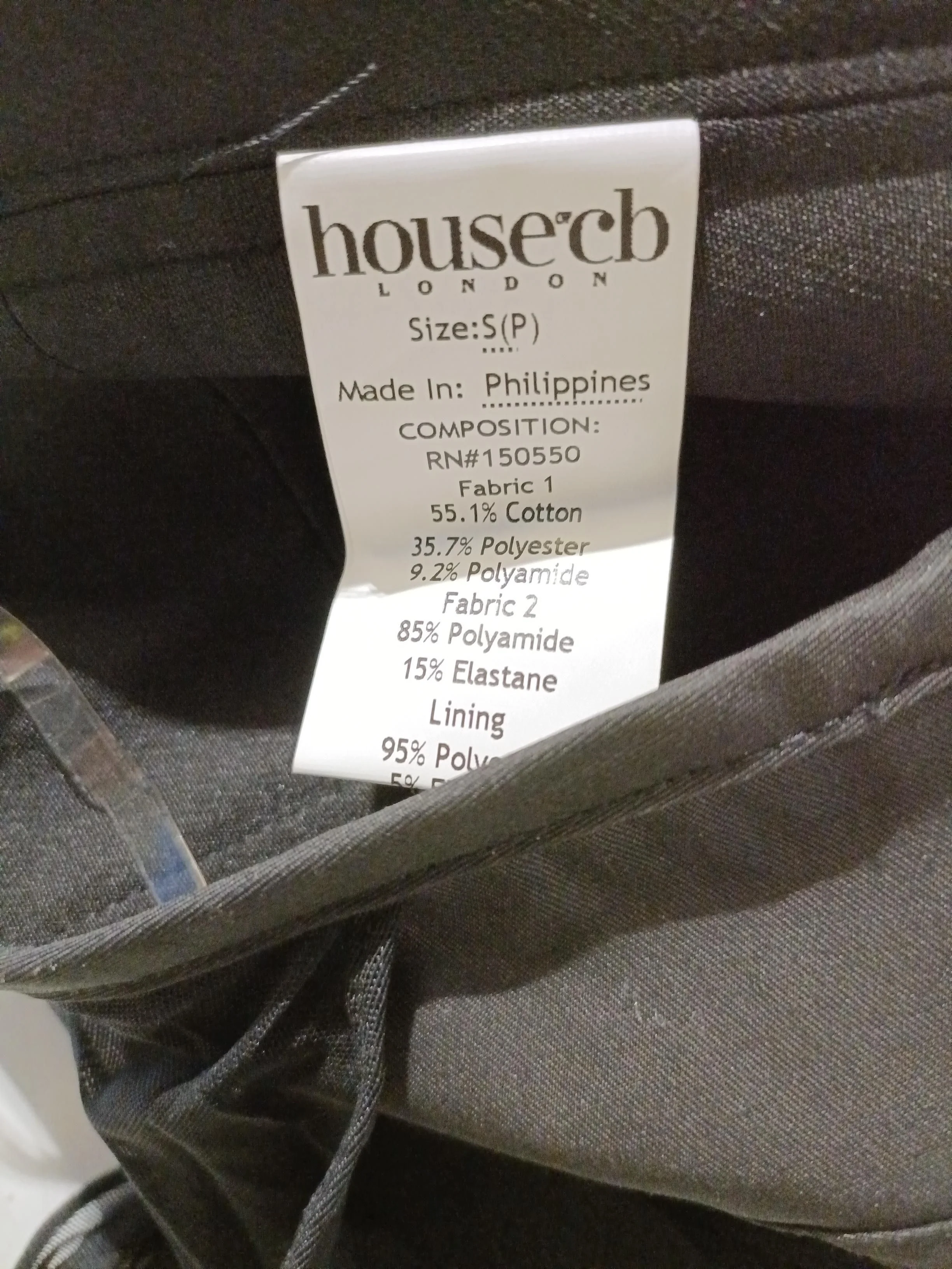 House Of CB London Women's Top S Black Cotton - Image 6