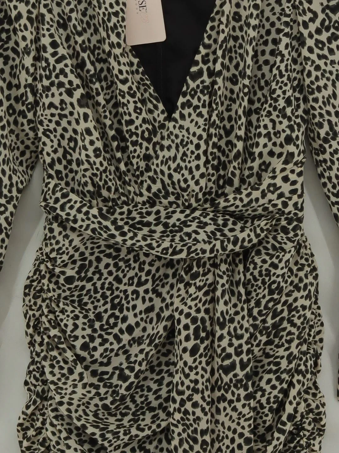 House Of CB London Wrap Mini Dress S in Multi - Image 3