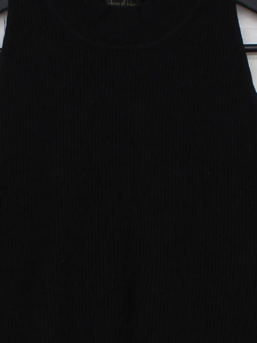 House Of Harlow 1960 Women's T-Shirt M Black Rayon with Nylon, Spandex Camisole - Image 3