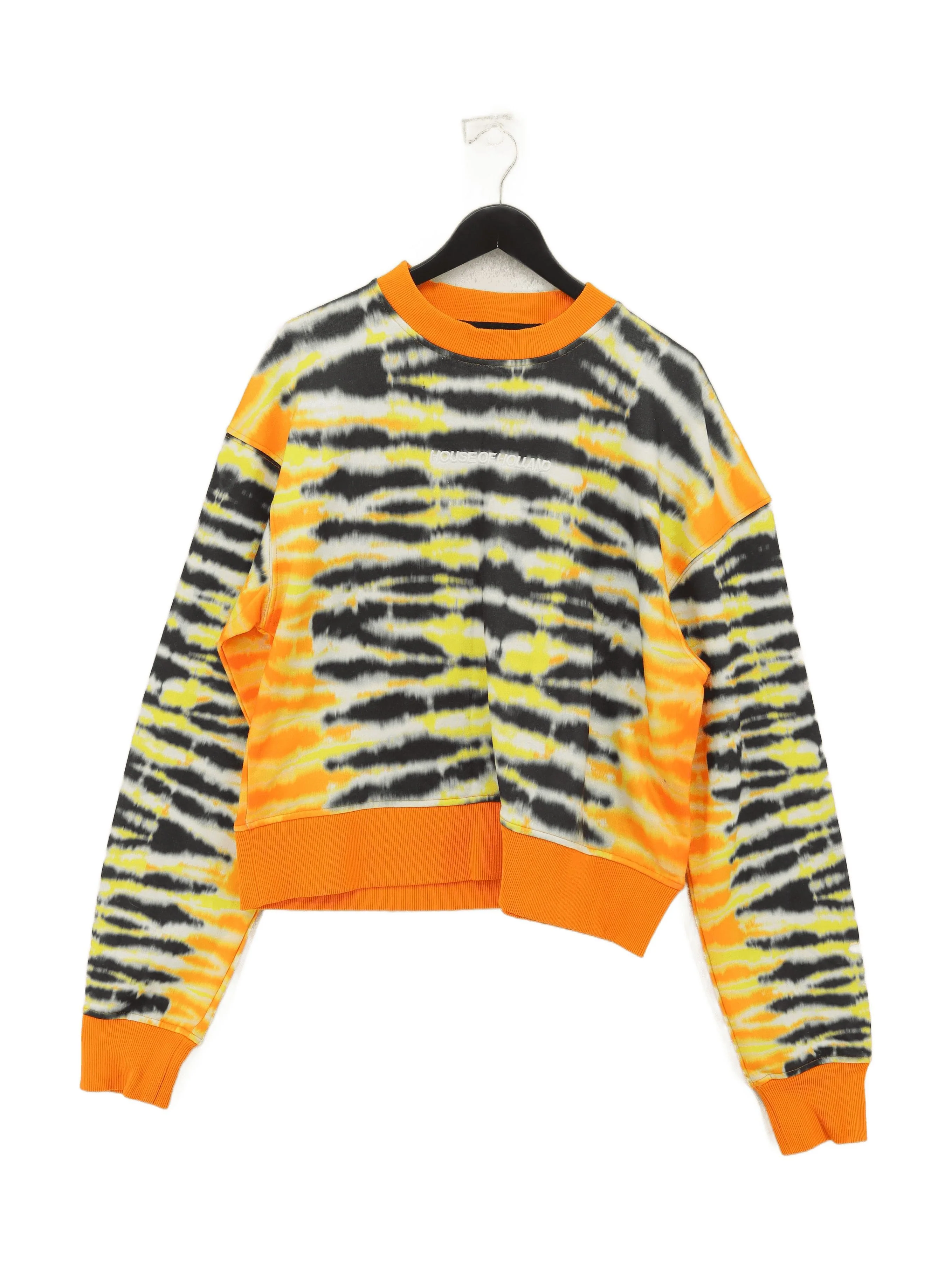 House Of Holland Women's Hoodie L Multi Polyester with Cotton Pullover