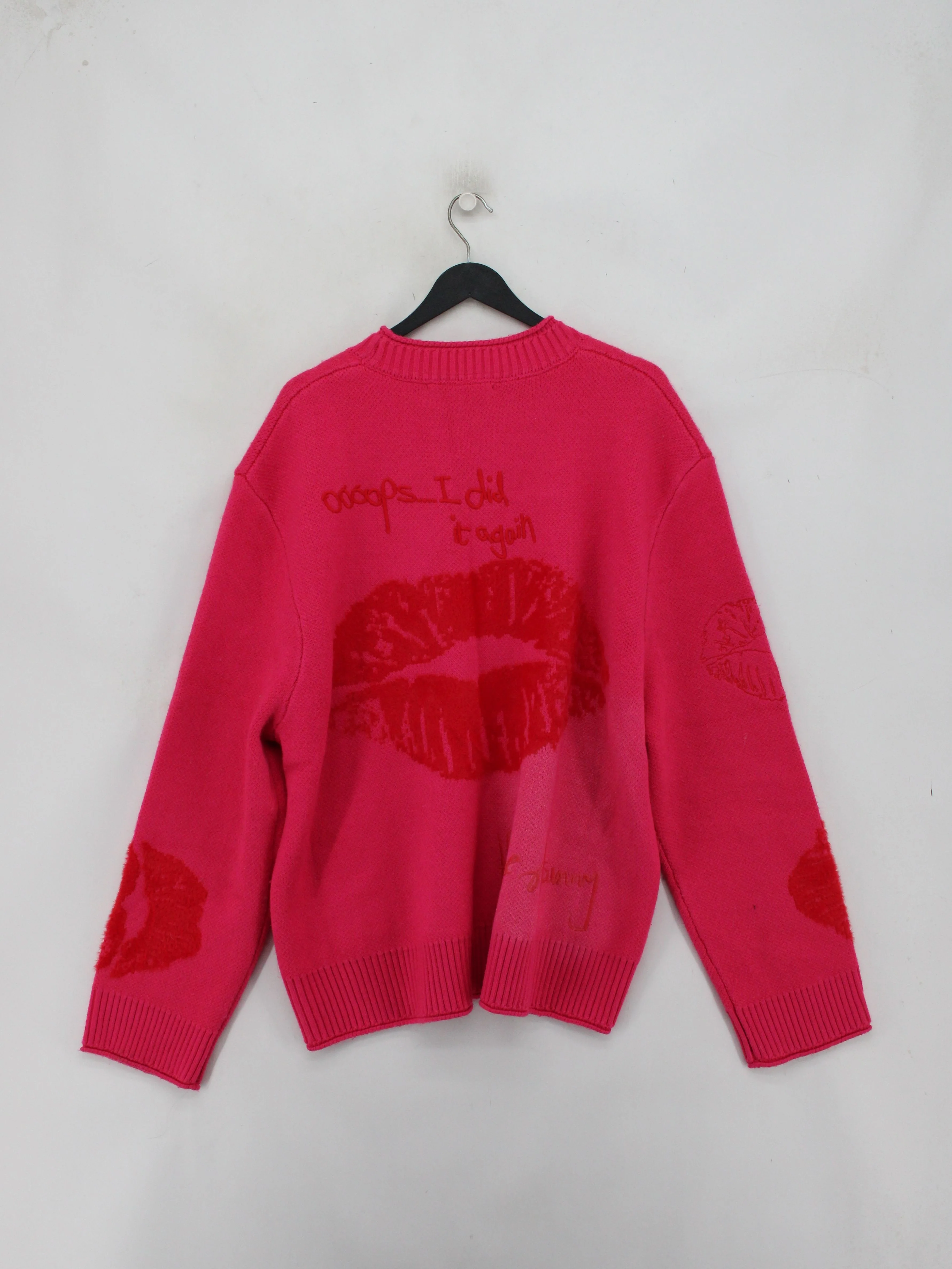House Of Sunny Women's Jumper M Pink Acrylic with Nylon Pullover - Image 2
