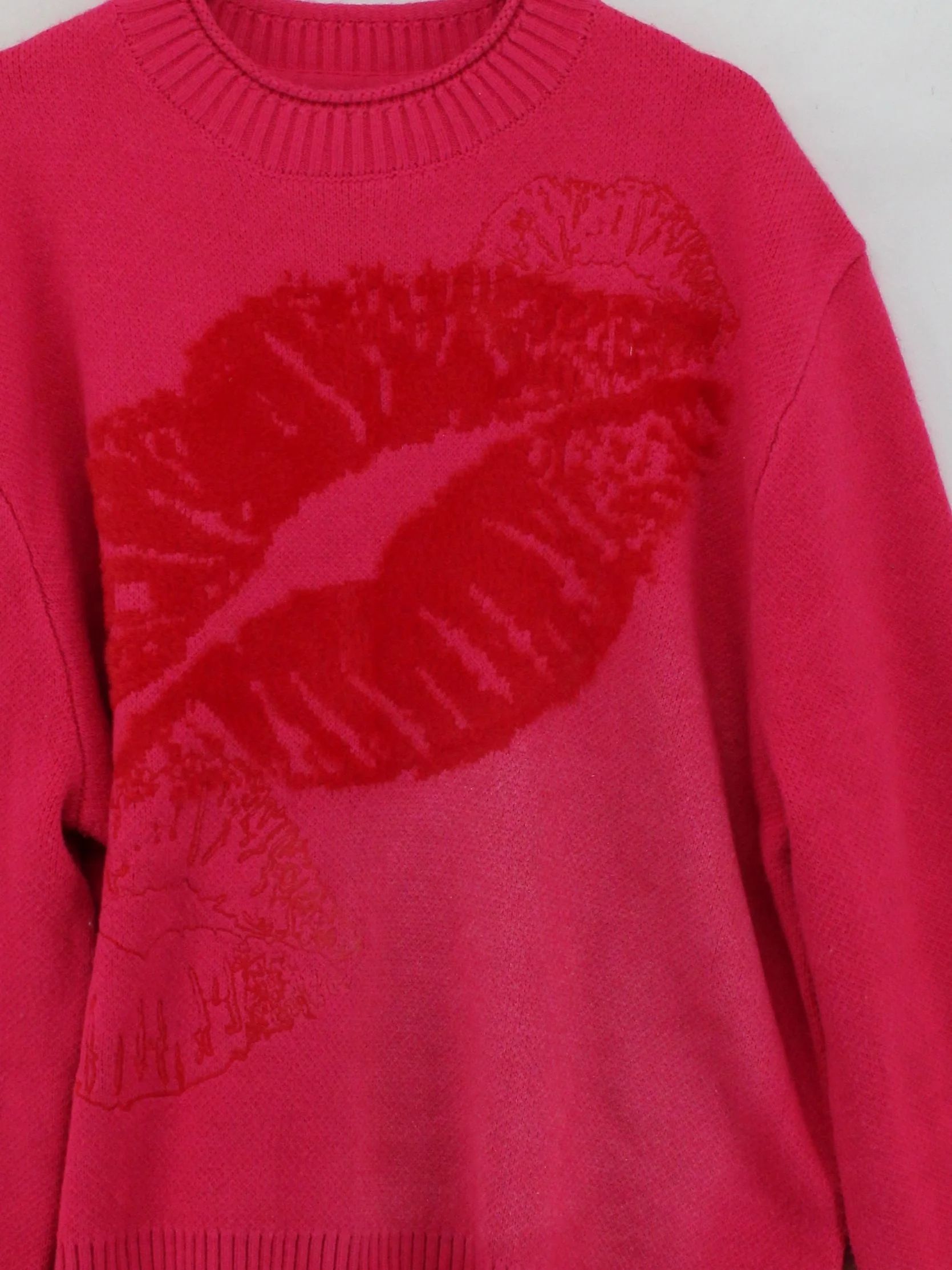 House Of Sunny Women's Jumper M Pink Acrylic with Nylon Pullover - Image 3