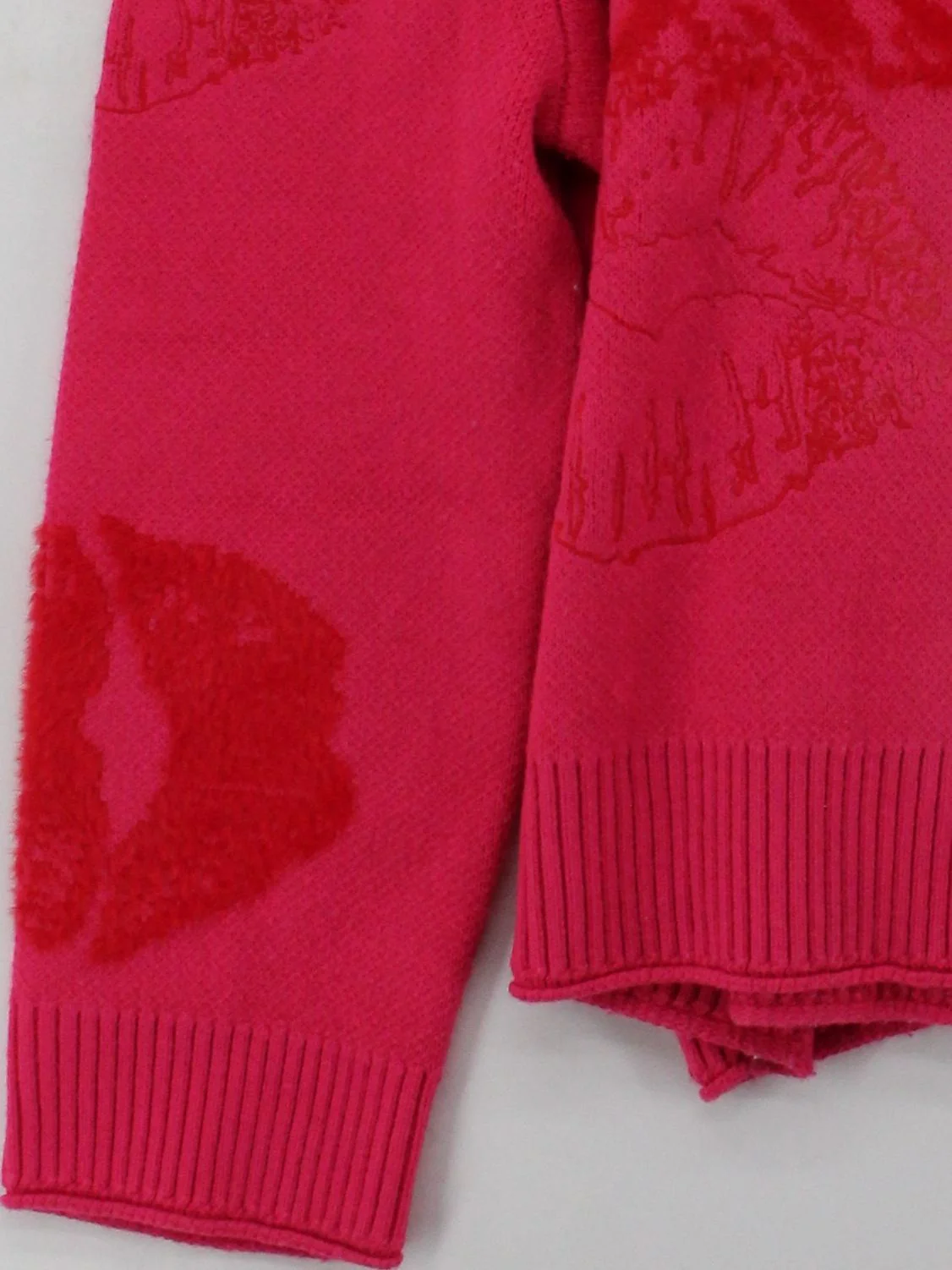 House Of Sunny Women's Jumper M Pink Acrylic with Nylon Pullover - Image 4