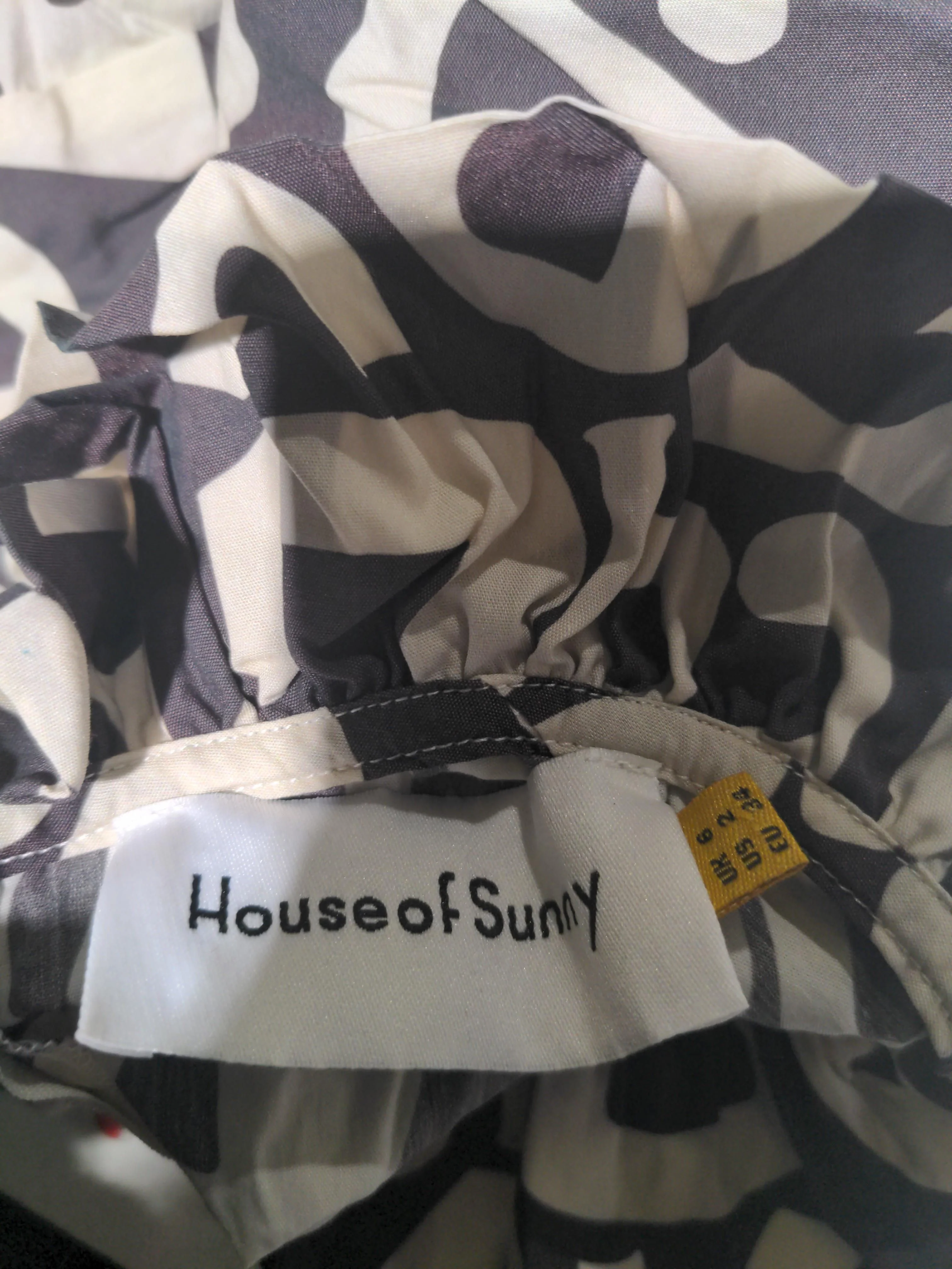 House Of Sunny Women's Top UK 6 Multi Cotton with Nylon, Elastane Basic - Image 5