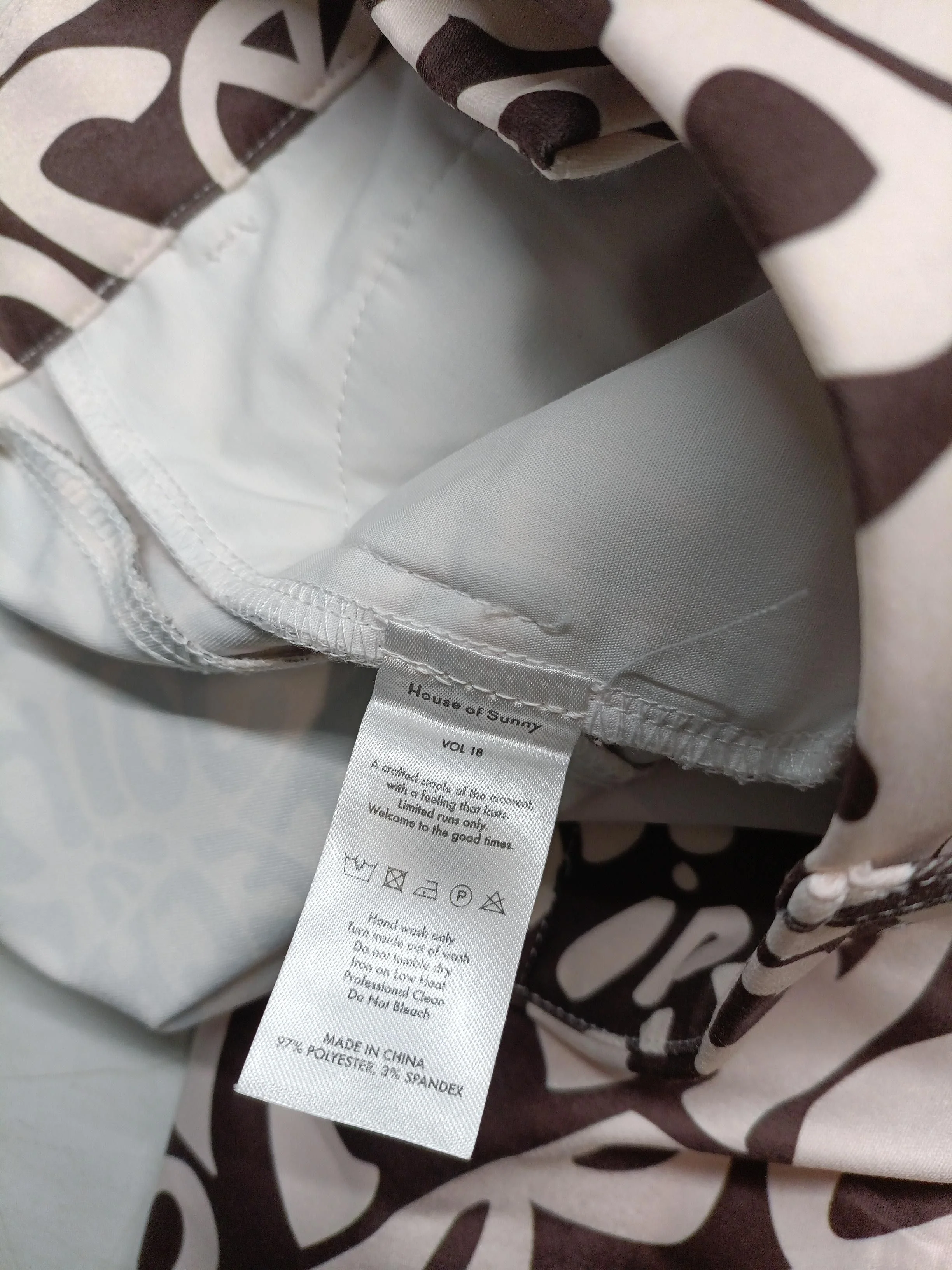 House Of Sunny Women's Trousers UK 8 Cream Polyester with Spandex Chino - Image 6