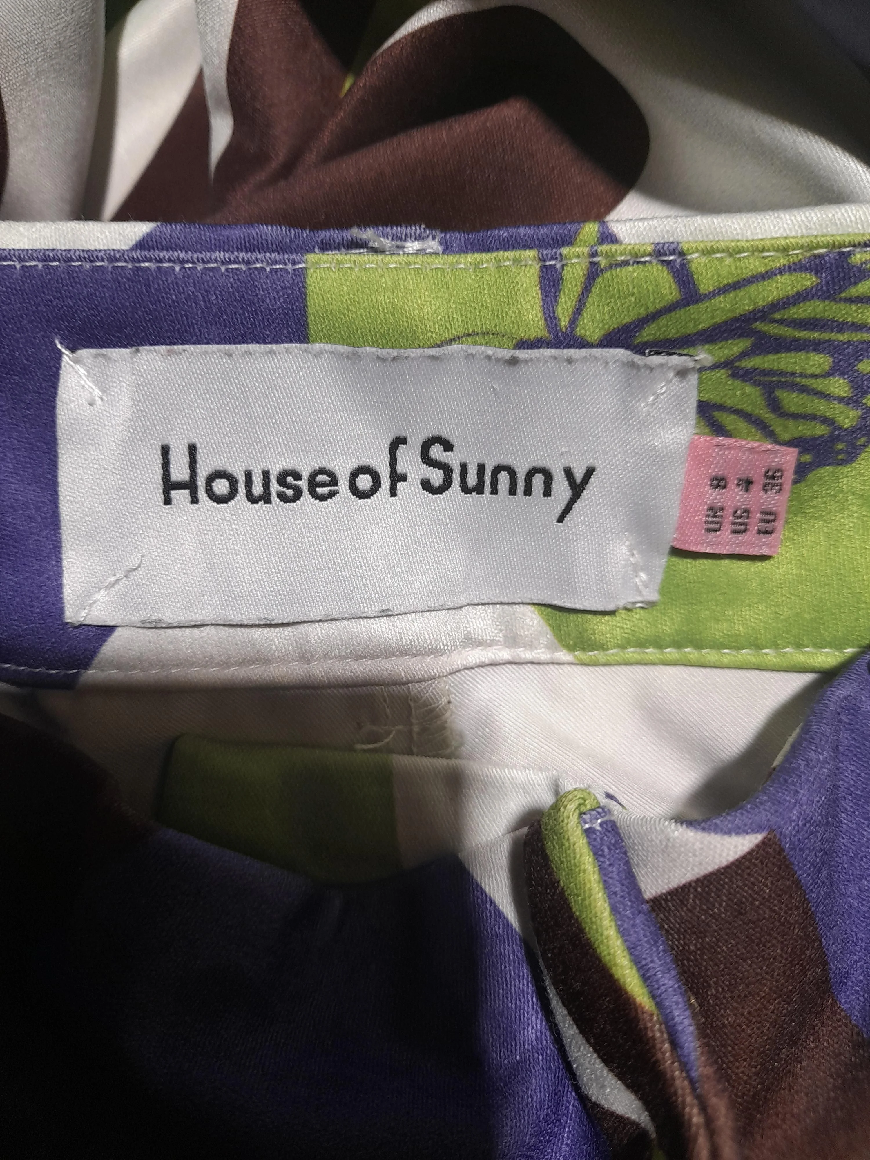 House Of Sunny Women's Trousers UK 8 Multi Polyester with Spandex Chino - Image 5