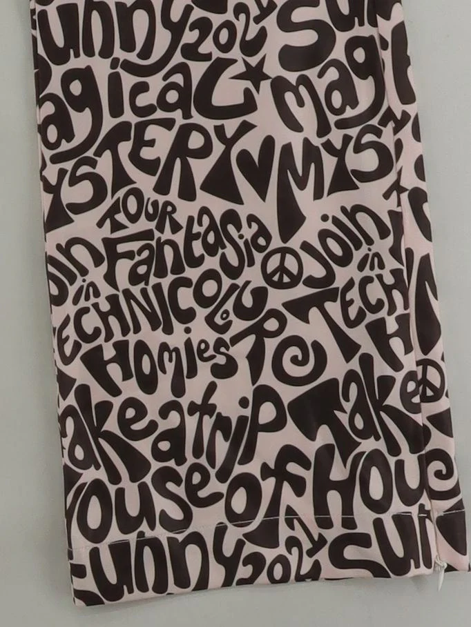 House Of Sunny Women's Trousers UK 8 Multi Polyester with Spandex Sweatpants - Image 4
