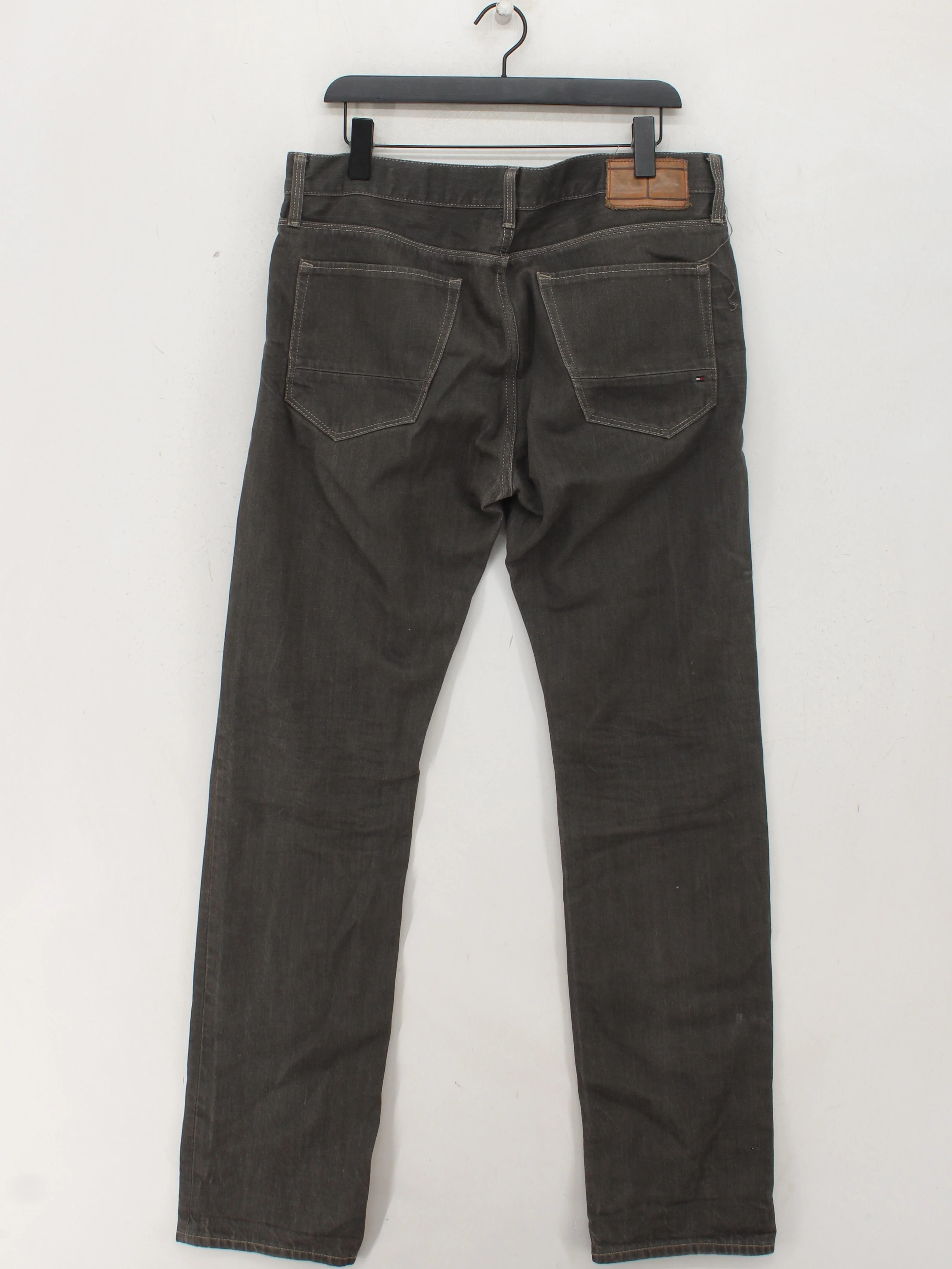 Hudson Men's Jeans W 36 in; L 32 in Grey Cotton with Elastane Straight - Image 2