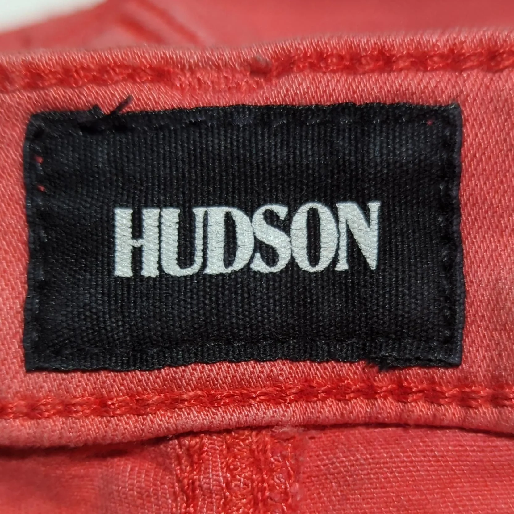 Hudson Women's Jeans W 38 in Red Cotton - Image 6