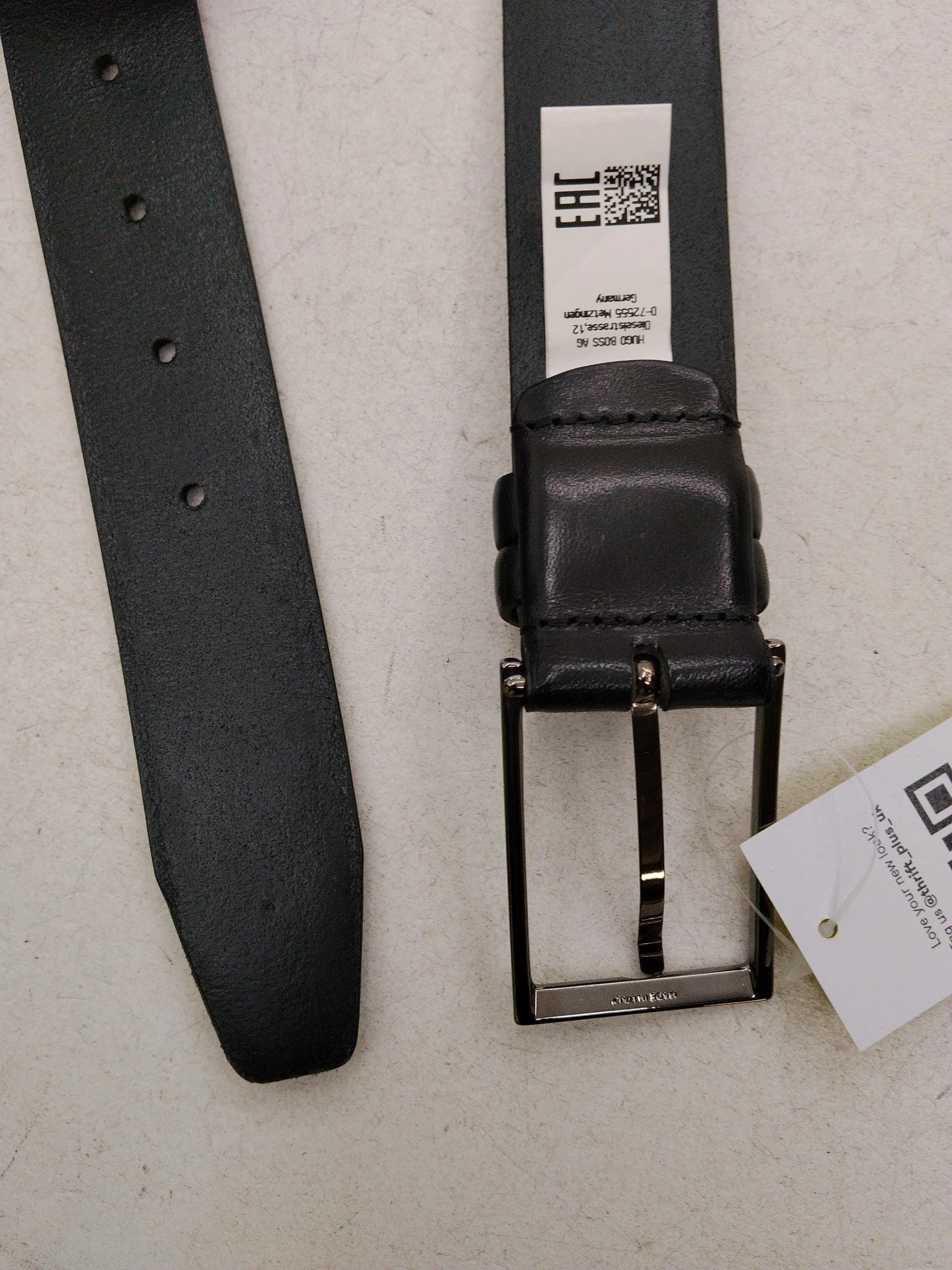 Hugo Boss Men's Belt M Black 100% Leather Dress Belt - Image 4
