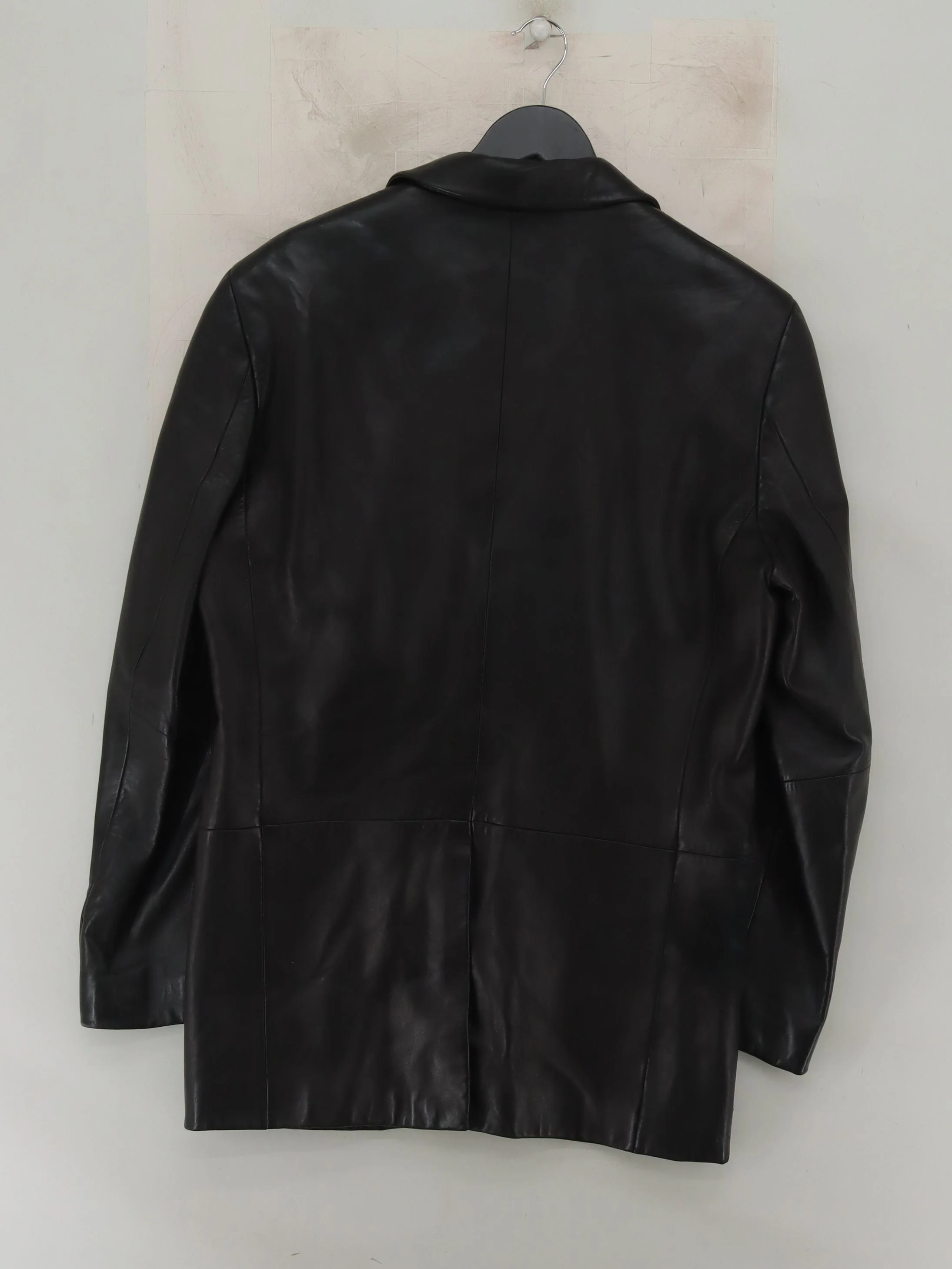 Hugo Boss Men's Blazer Chest: 48 in Black 100% Other Overcoat - Image 2