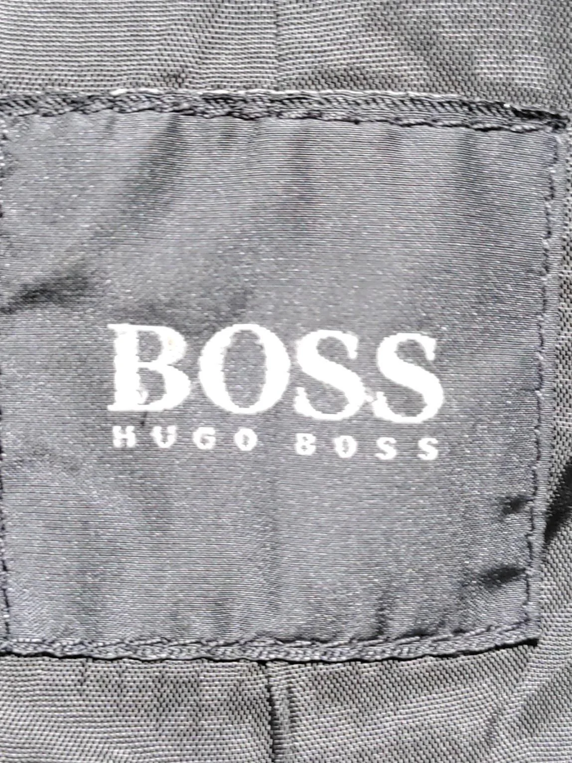 Hugo Boss Men's Blazer Chest: 48 in Black 100% Other Overcoat - Image 5