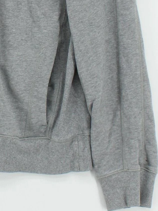 Hugo Boss Men's Hoodie L Grey Cotton with Elastane Pullover - Image 4