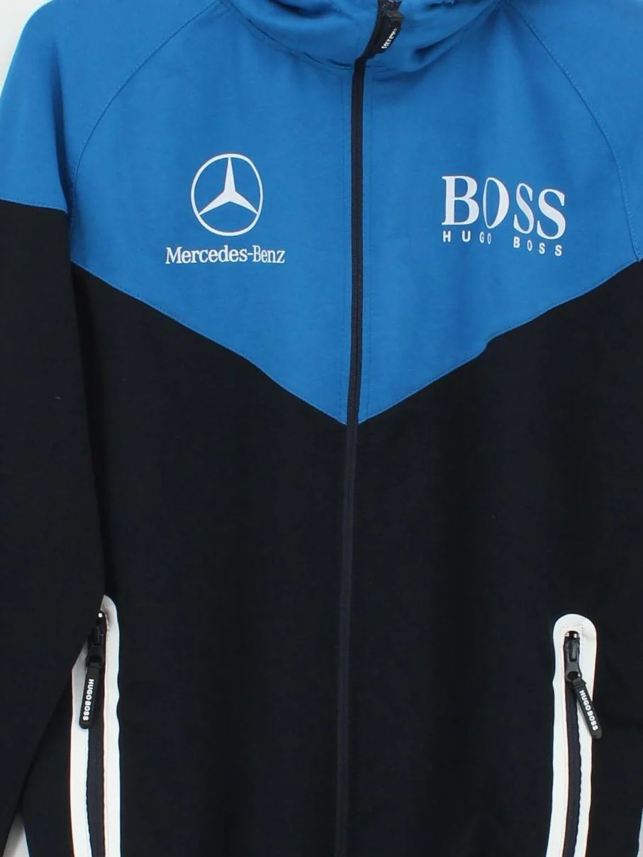 Hugo Boss Men's Hoodie L Multi Cotton with Polyester, Elastane Pullover - Image 3