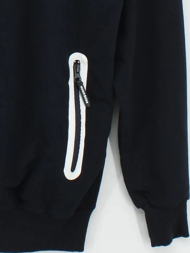 Hugo Boss Men's Hoodie L Multi Cotton with Polyester, Elastane Pullover - Image 4