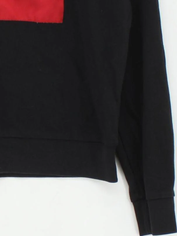 Hugo Boss Men's Hoodie XS Black Graphic 100% Cotton Pullover - Image 4