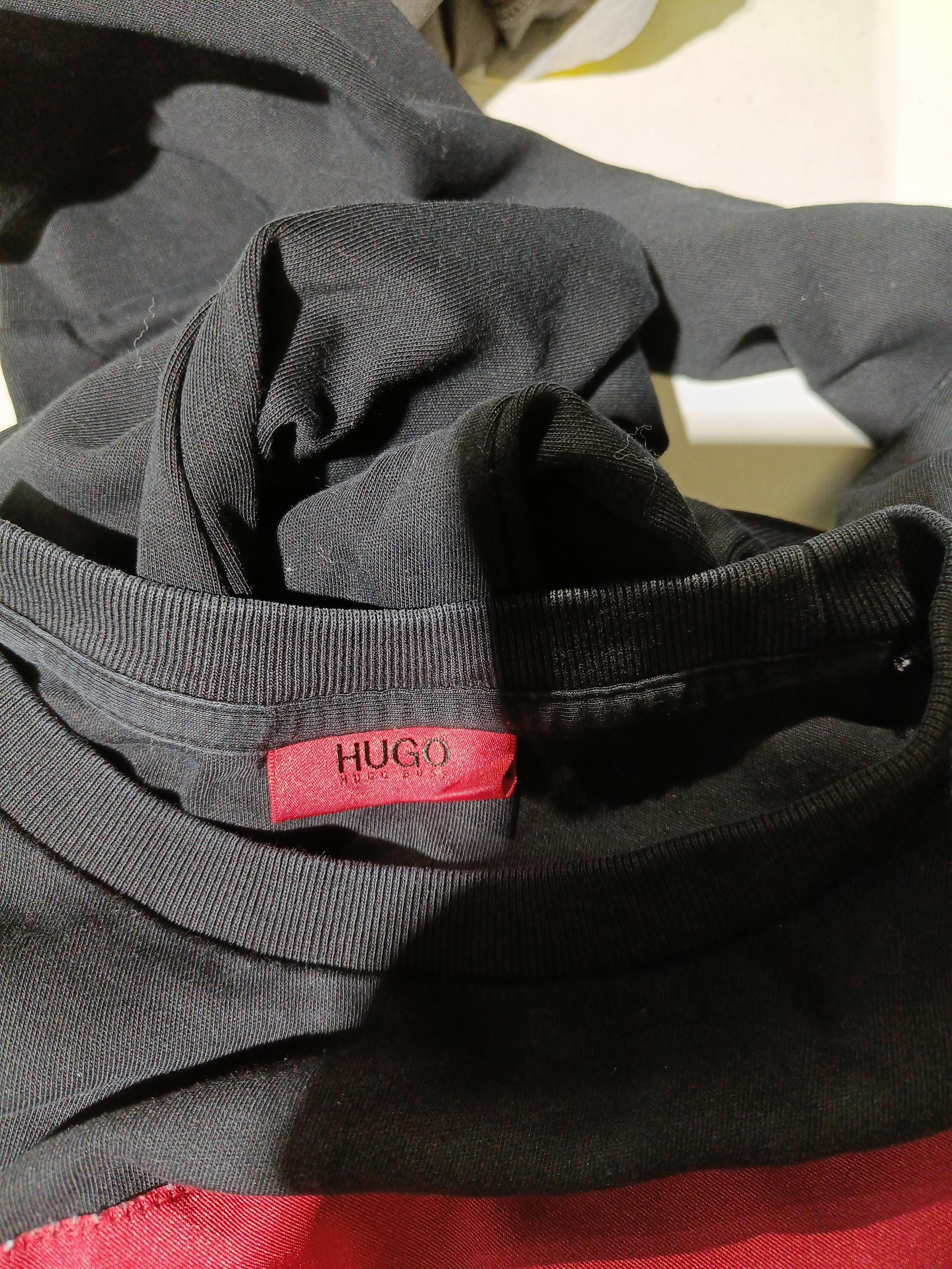Hugo Boss Men's Hoodie XS Black Graphic 100% Cotton Pullover - Image 6