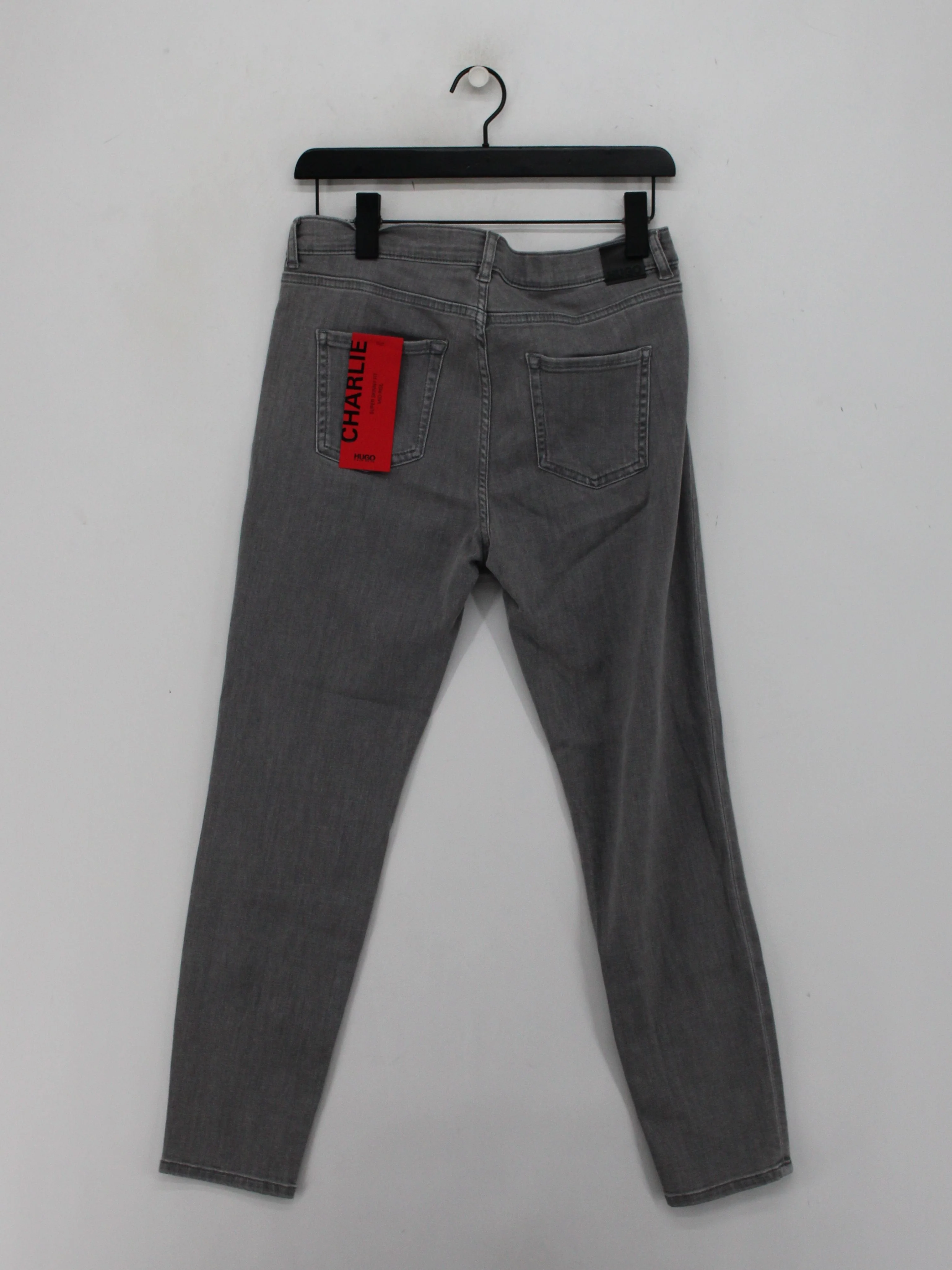 Hugo Boss Men's Jeans W 30 in Grey Cotton with Lyocell Modal, Polyester Skinny - Image 2